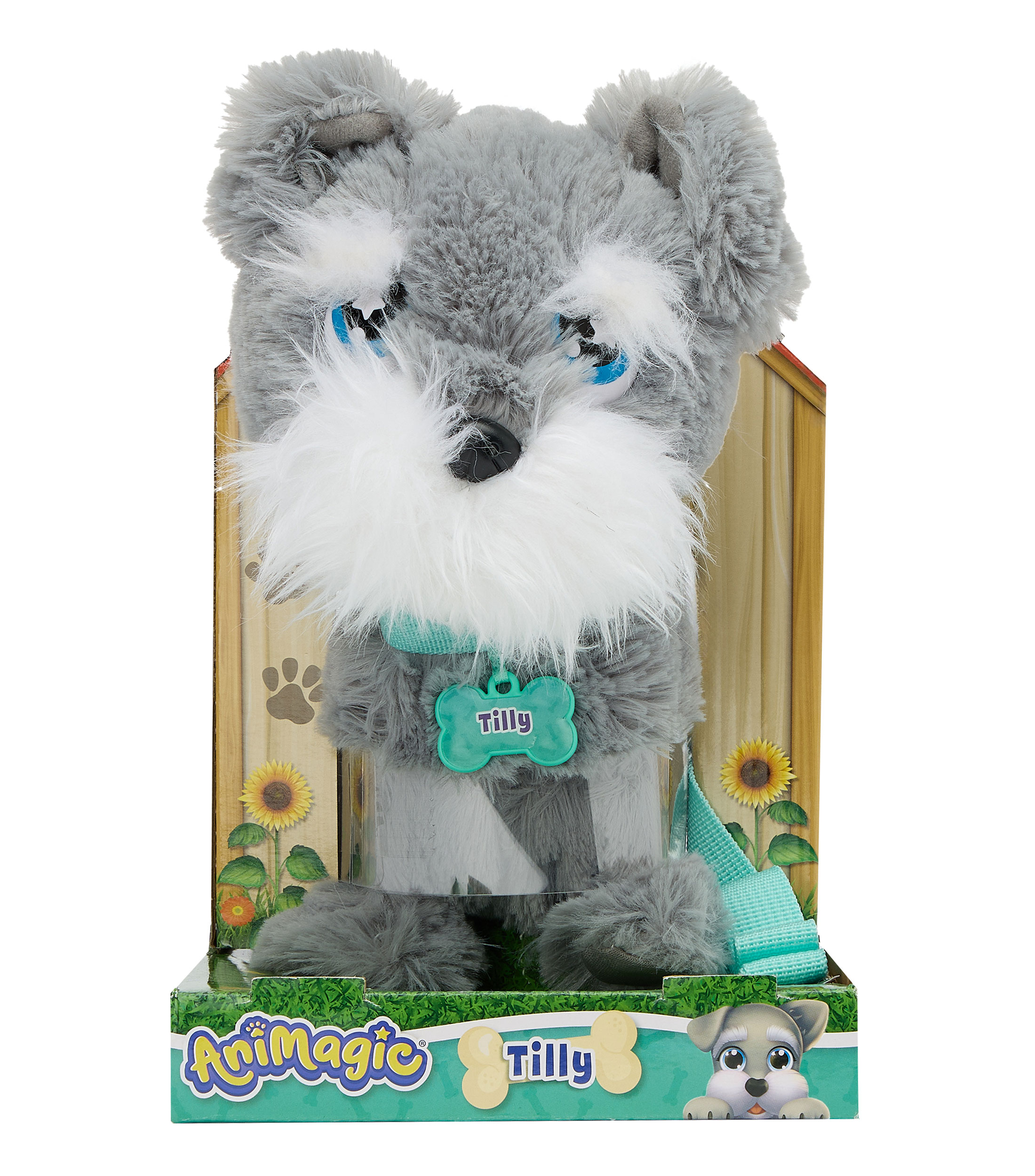 Perro de peluche interactivo con sonido y movimiento Tilly Terrier