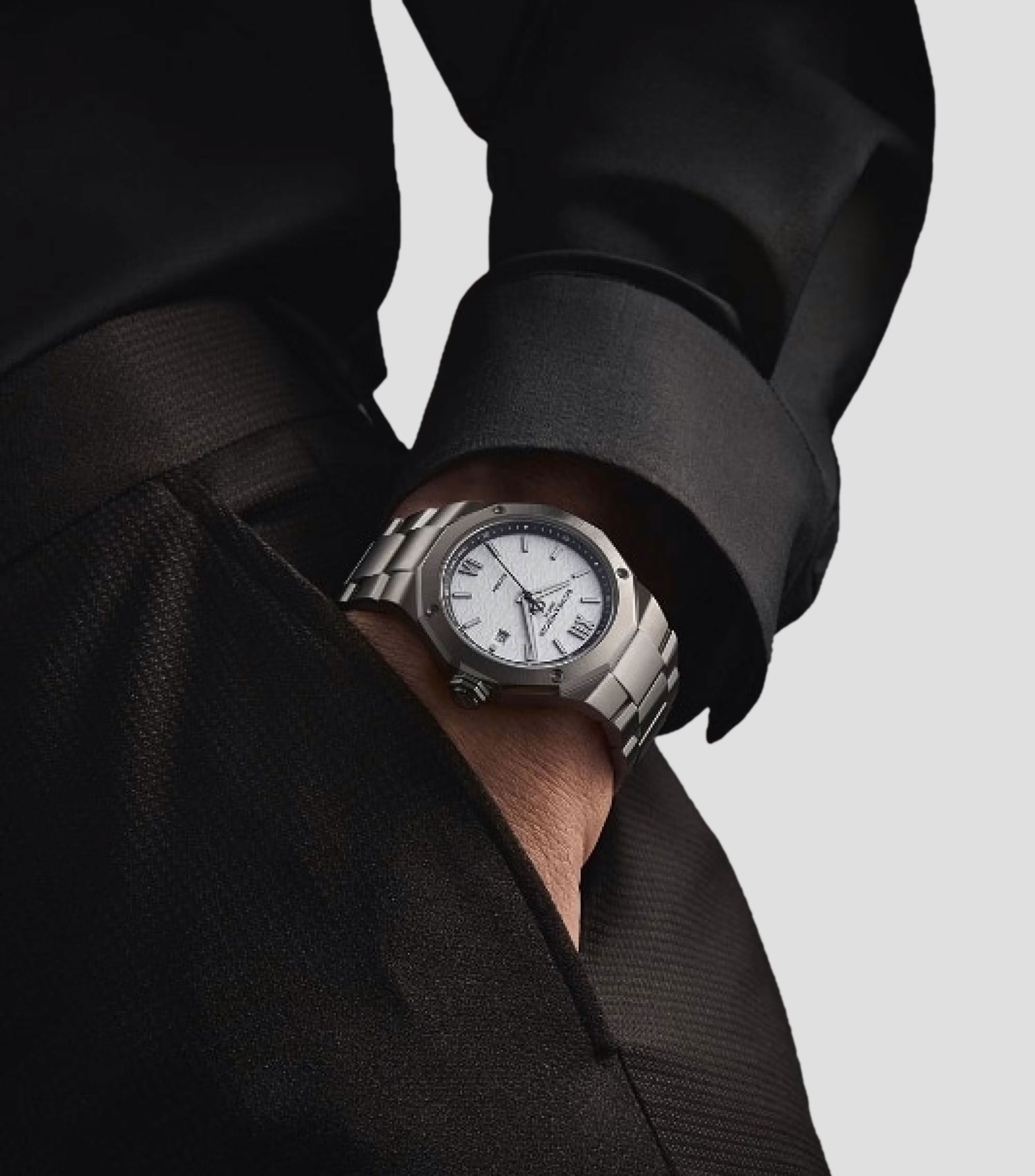 Reloj para hombre Riviera casual, plateado