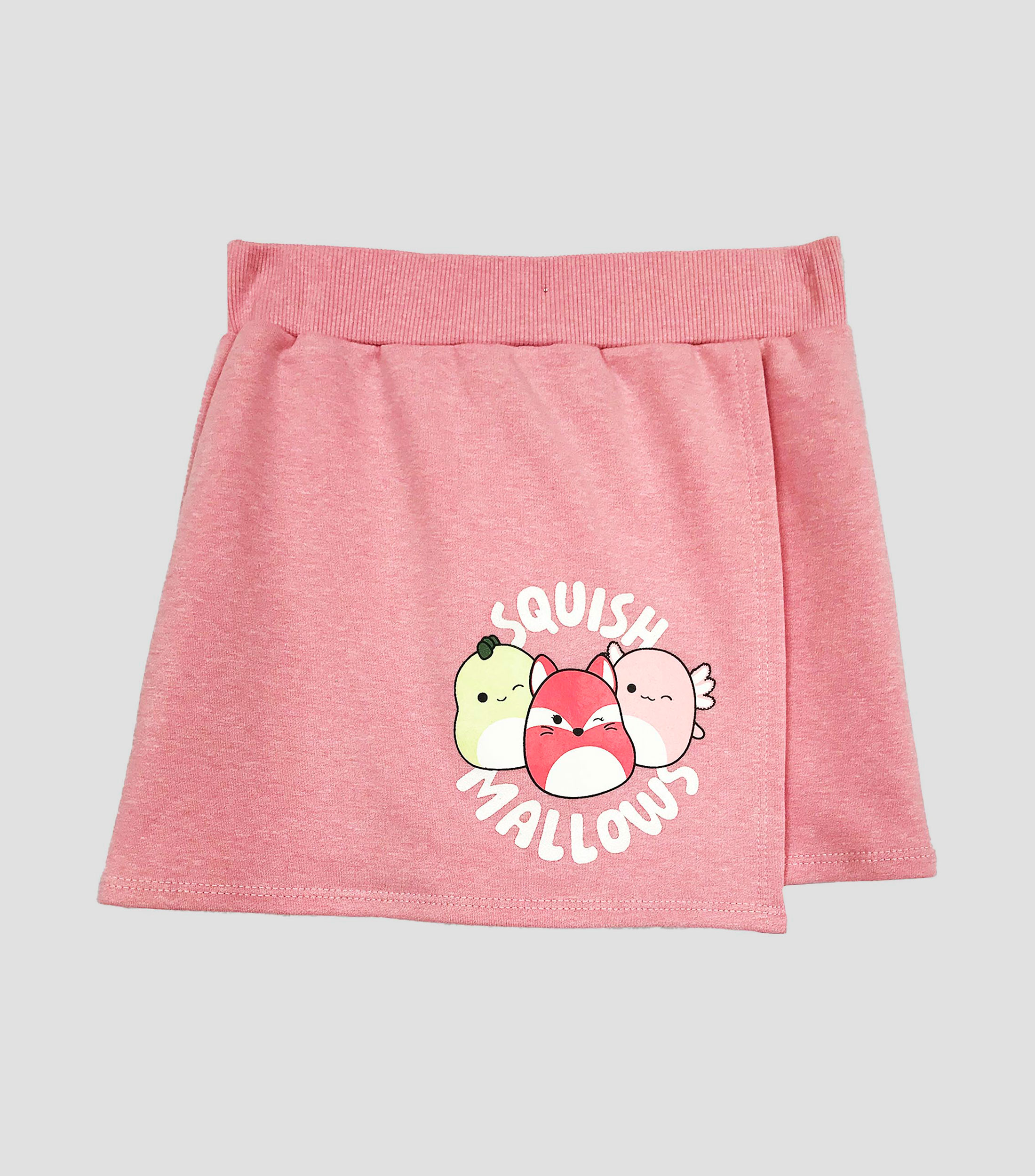 Falda tipo short de corte recto estampada Niña