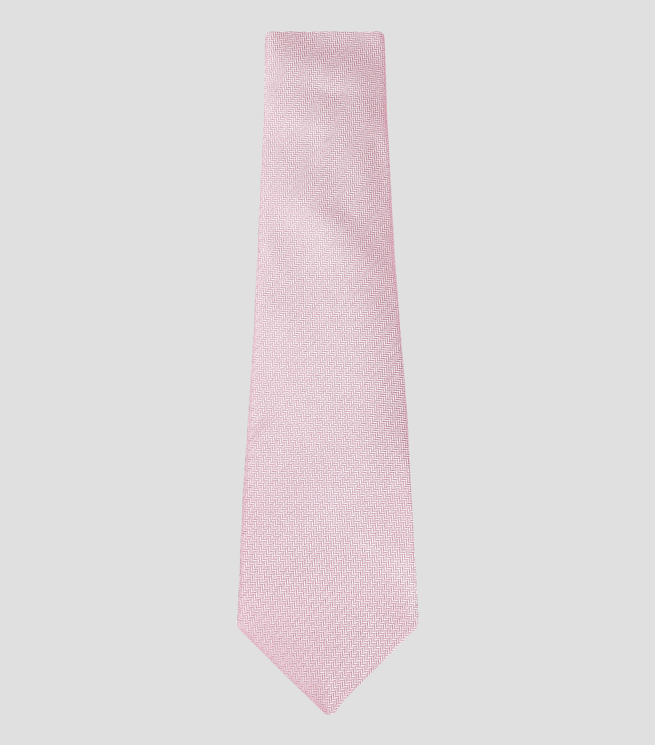Corbata ancha en seda con zigzag Manzoni