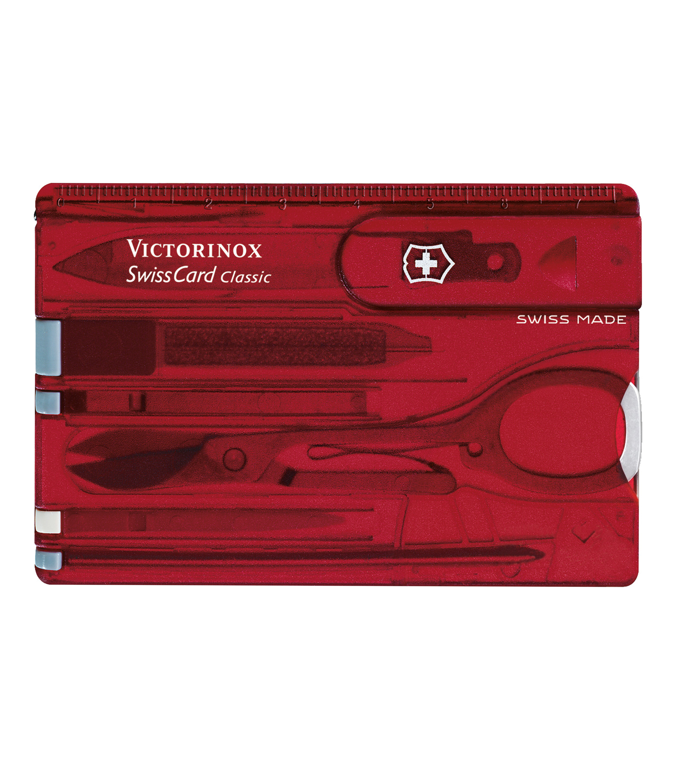 Navaja SwissCard Roja