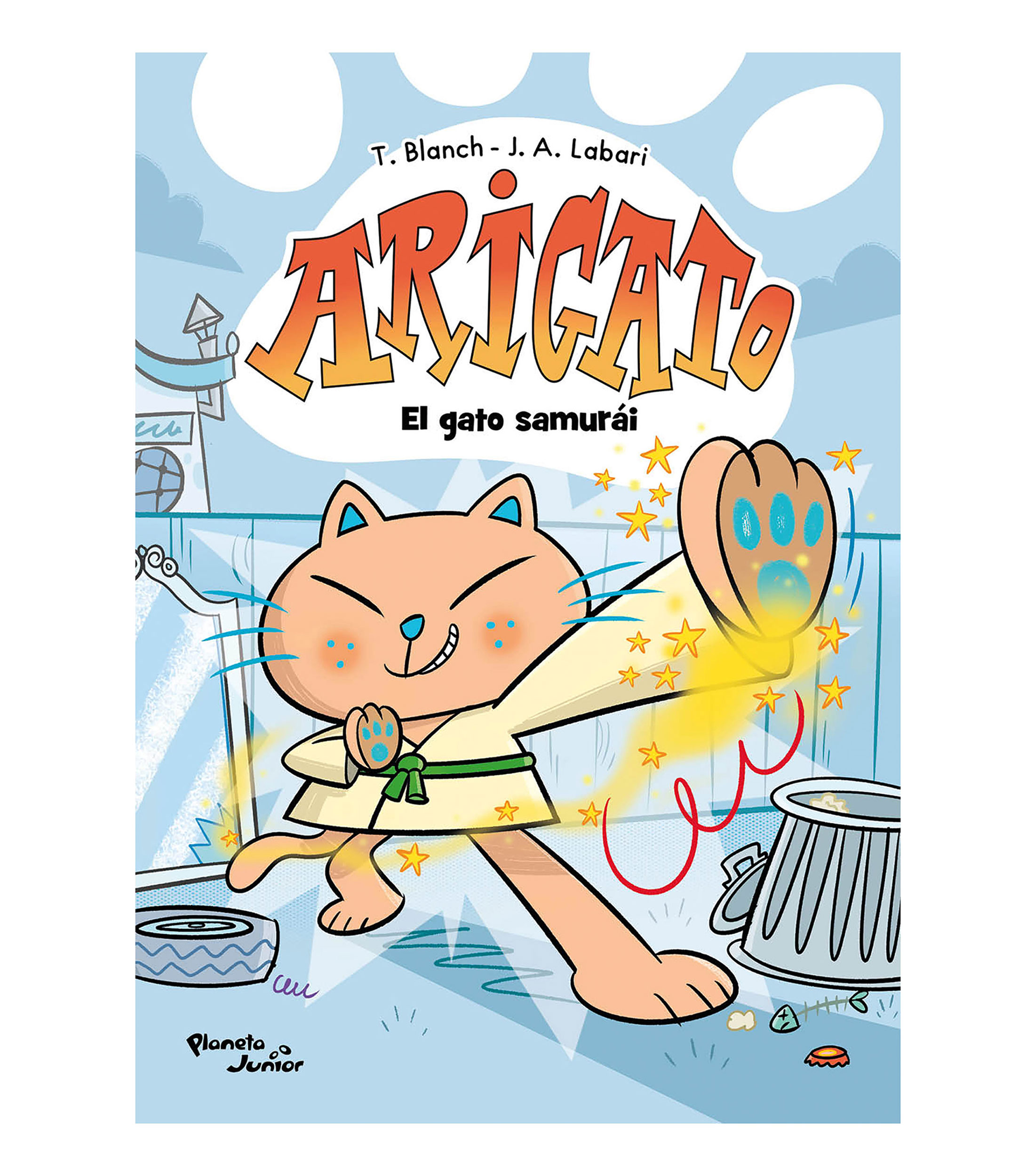 InfantilesArigato 1 El gato samurai, José Ángel Labari, Teresa Blanch