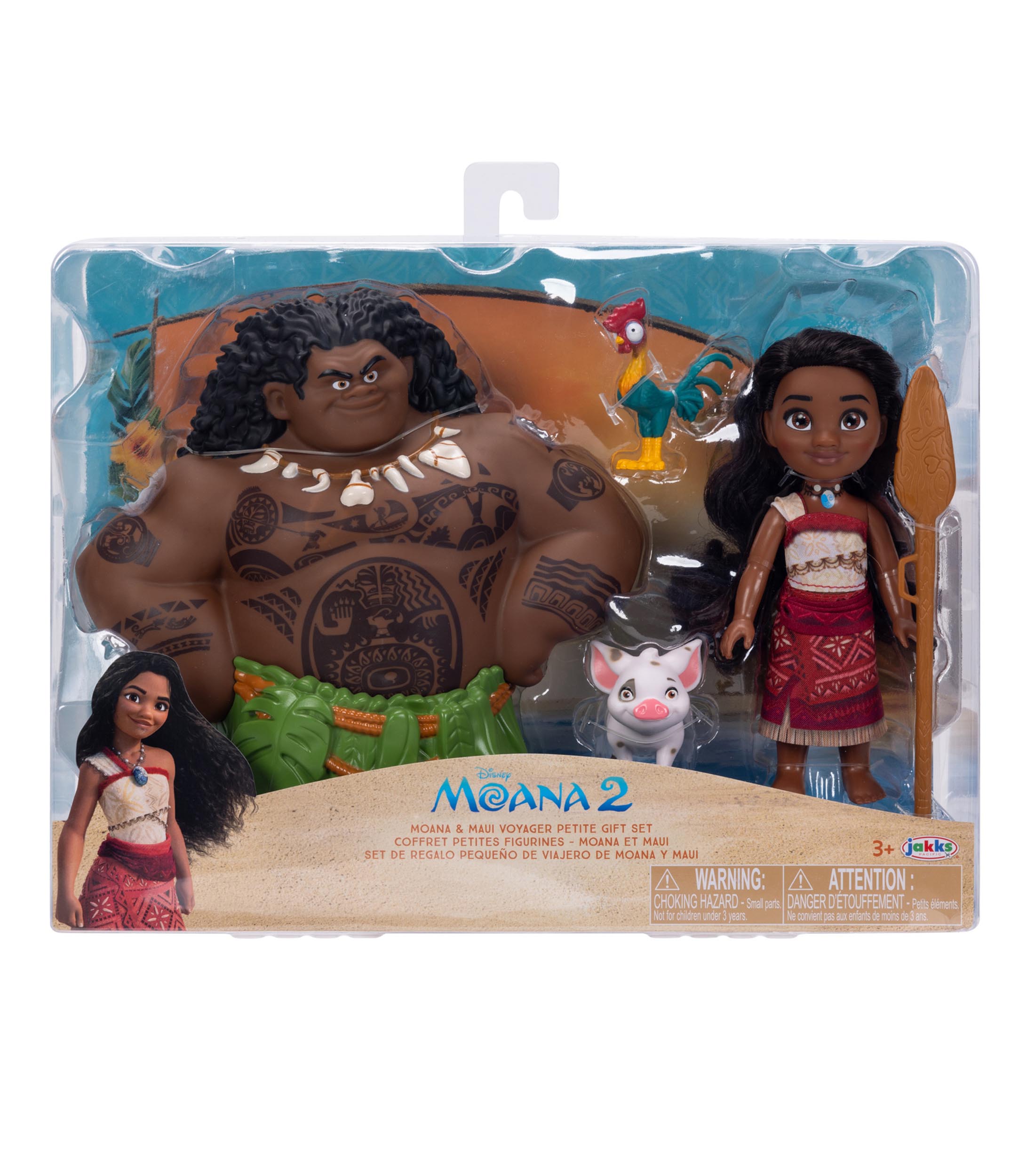 Set de regalo pequeno de Viajero Moana y Maui
