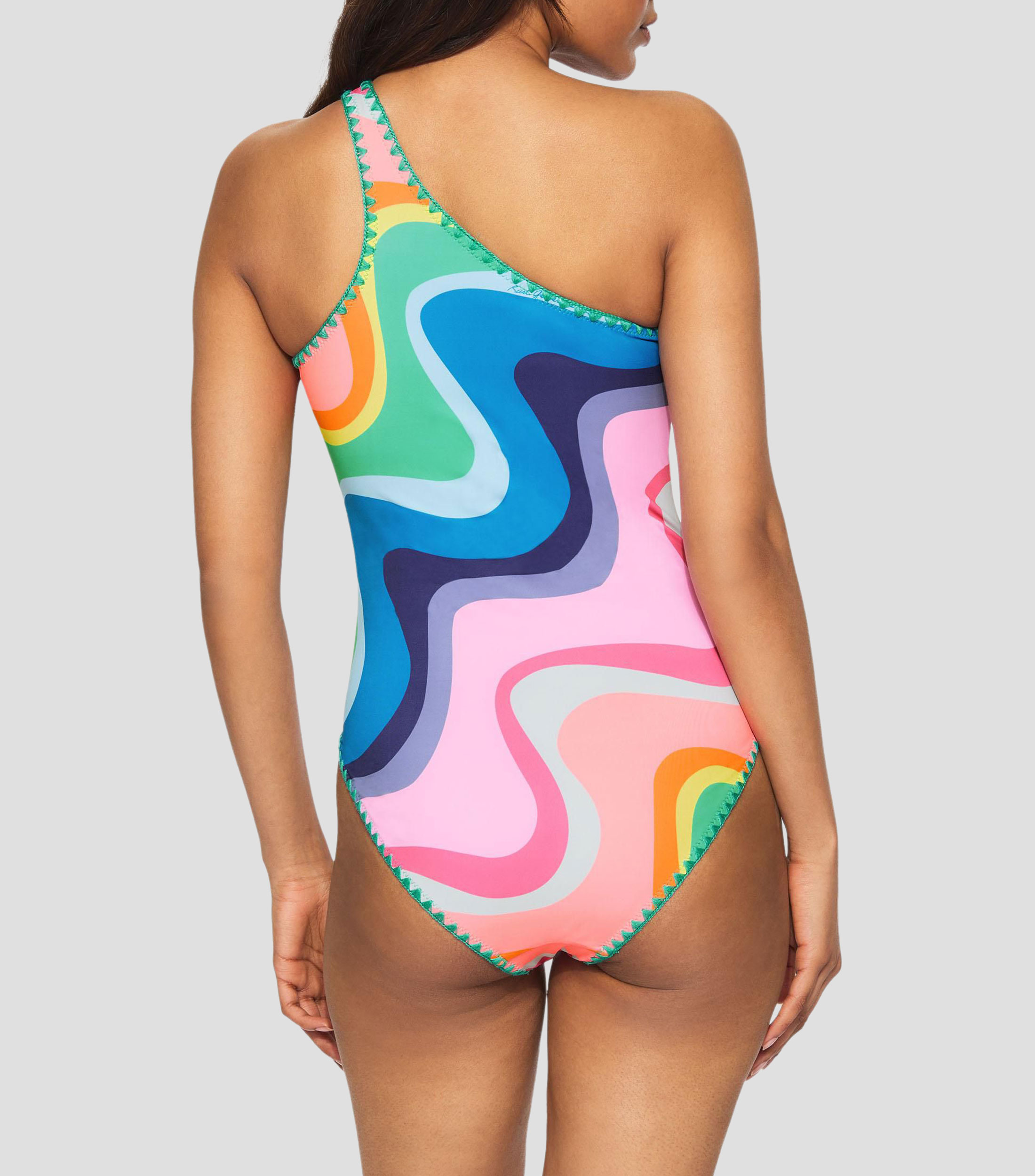 Traje de baño maillot Kensington estampado Mujer