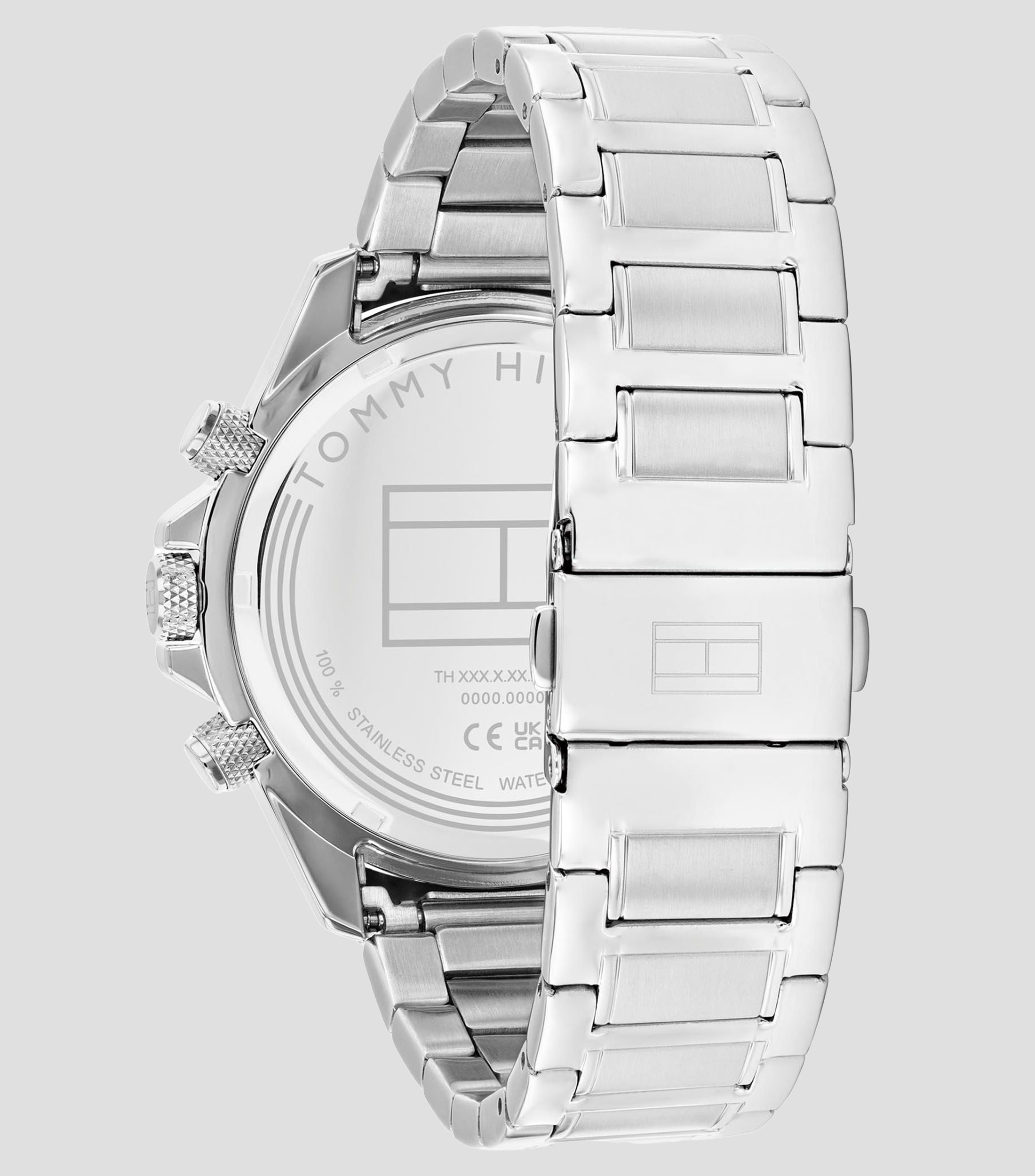 Reloj para hombre Clark deportivo, plateado