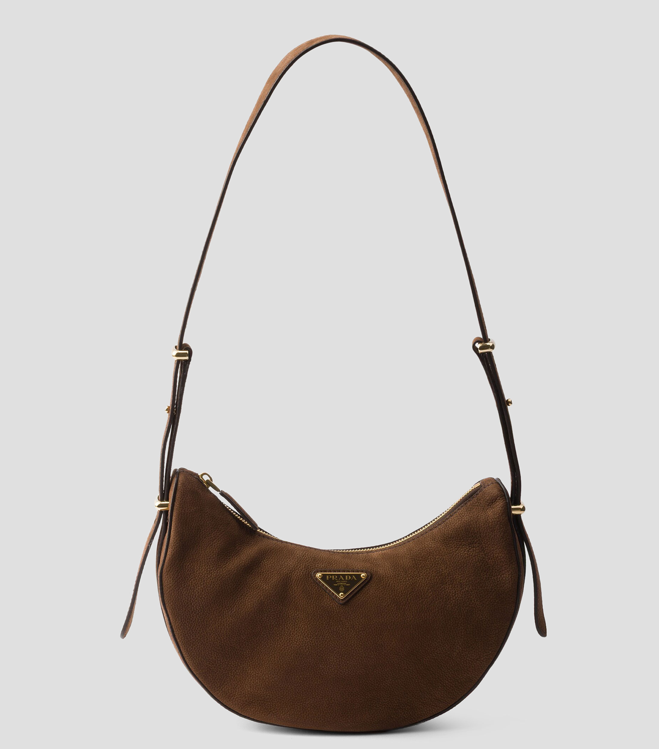 Bolsa pequeña de piel nobuck Prada Arque Mujer