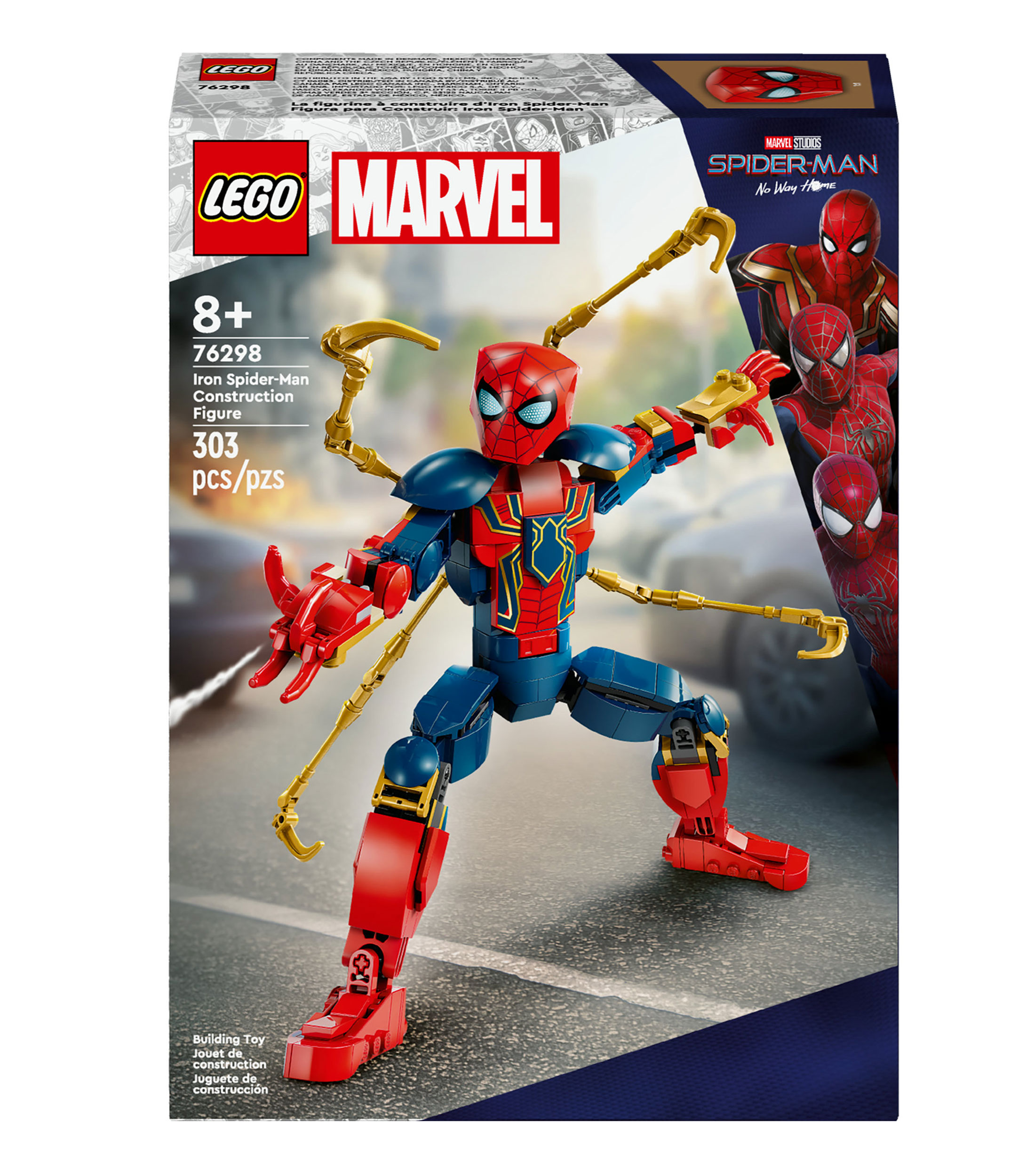 Lego Marvel Figura para Construir Iron Spiderman 76298