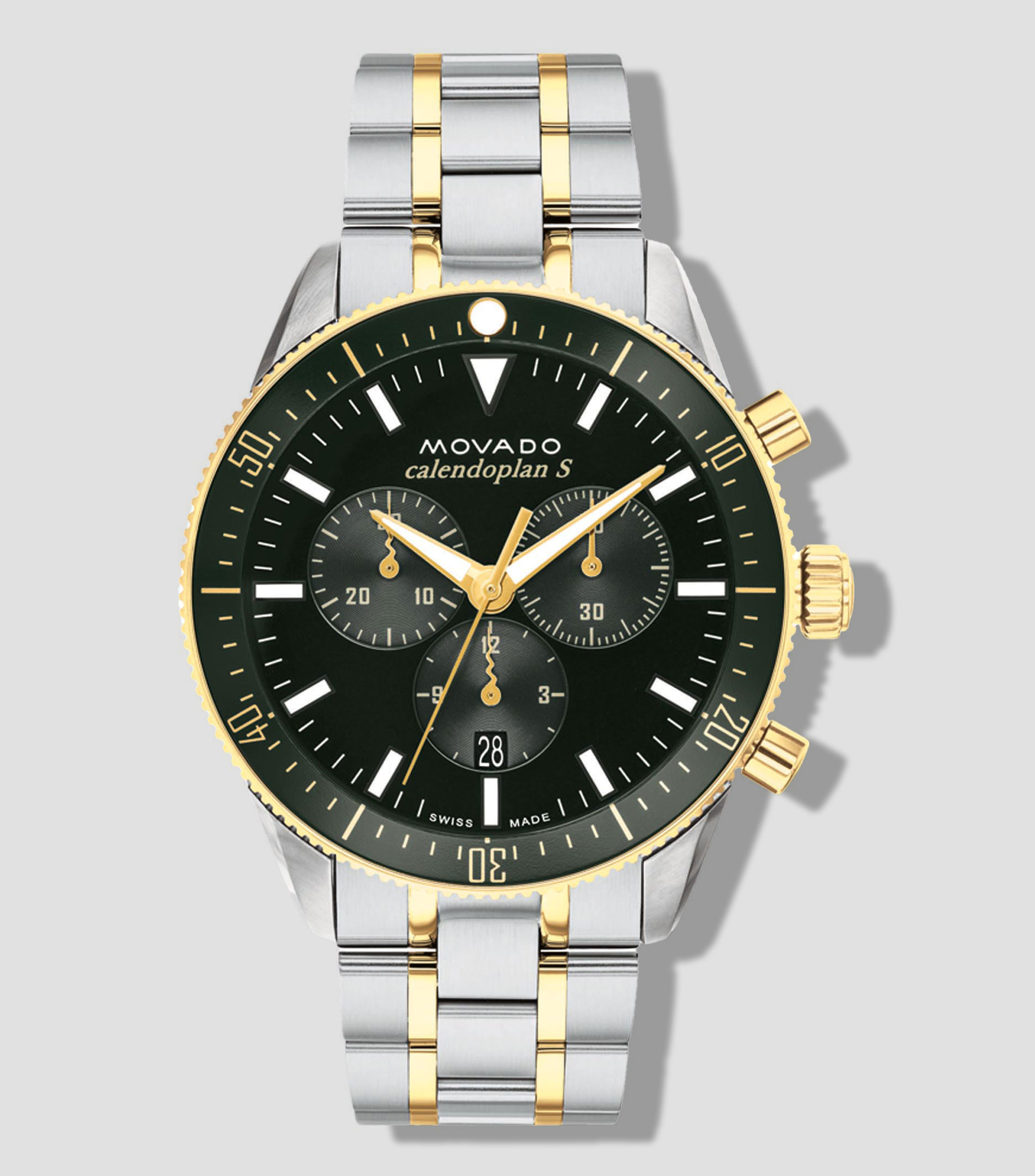 Reloj para Hombre Heritage Casual Negro, Dorado
