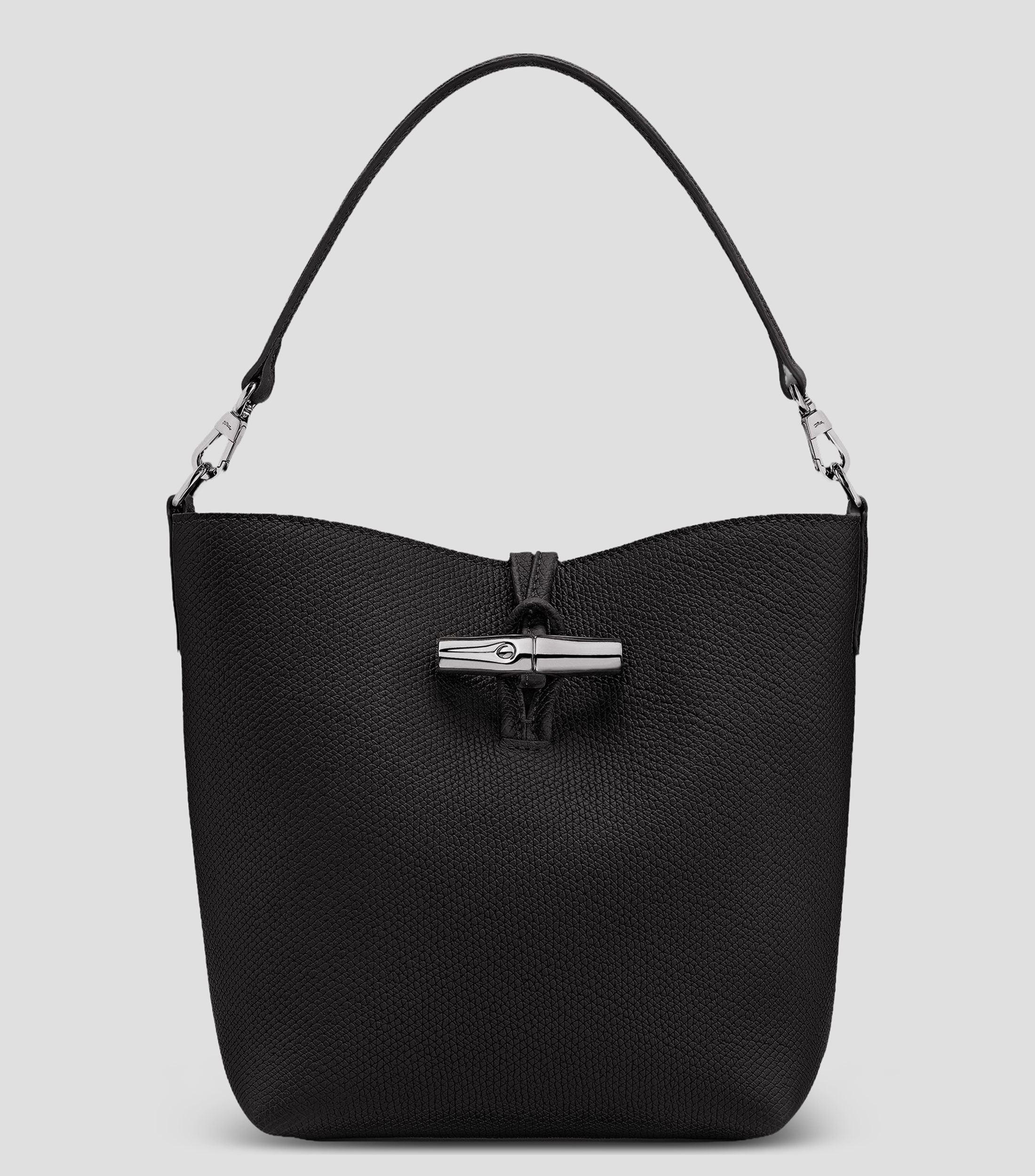 Bolsa Crossbody en cuero de vaqueta granulada Mujer