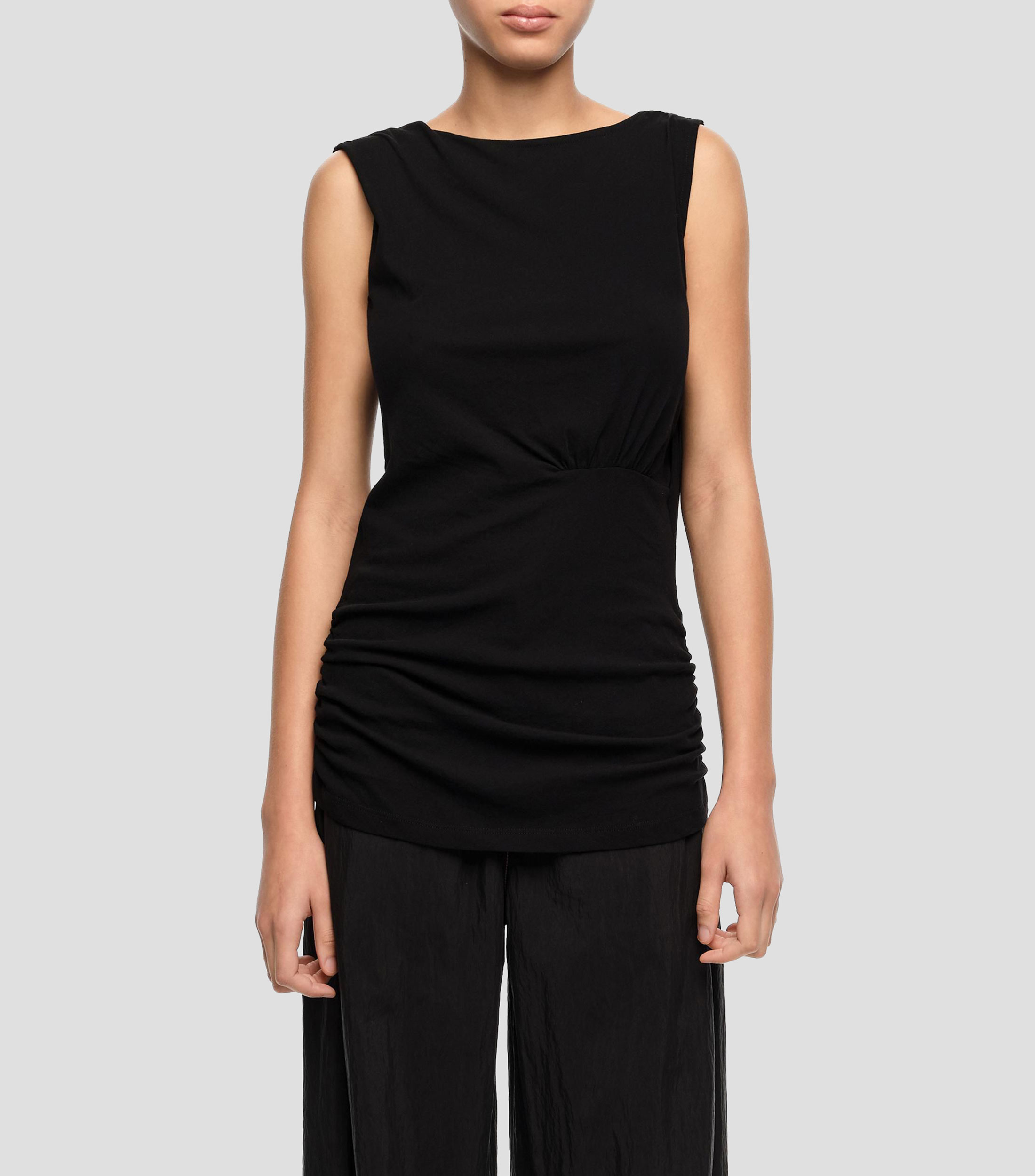 Blusa espalda caída sin mangas Mujer