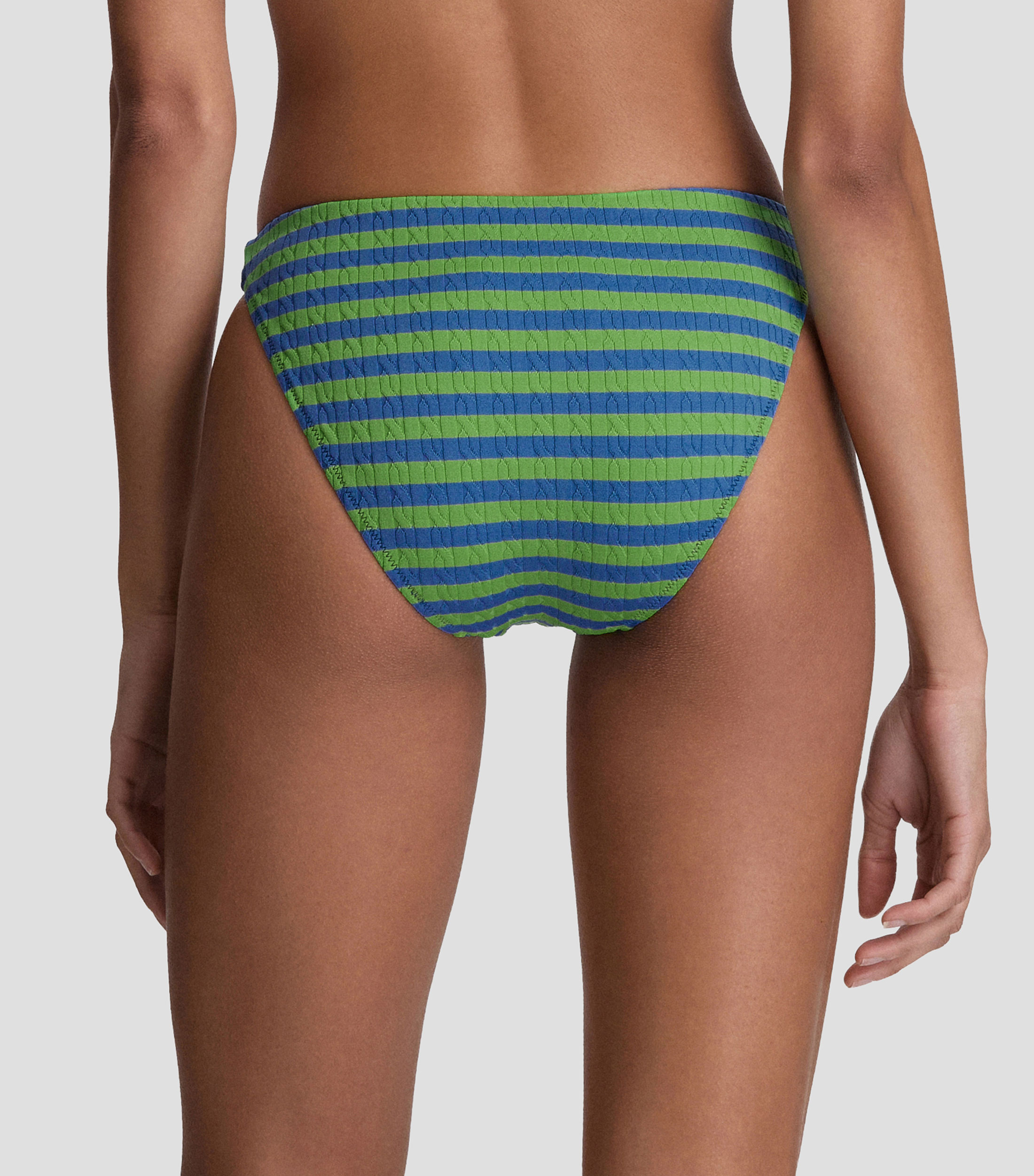 Bikini bottom a rayas Mujer