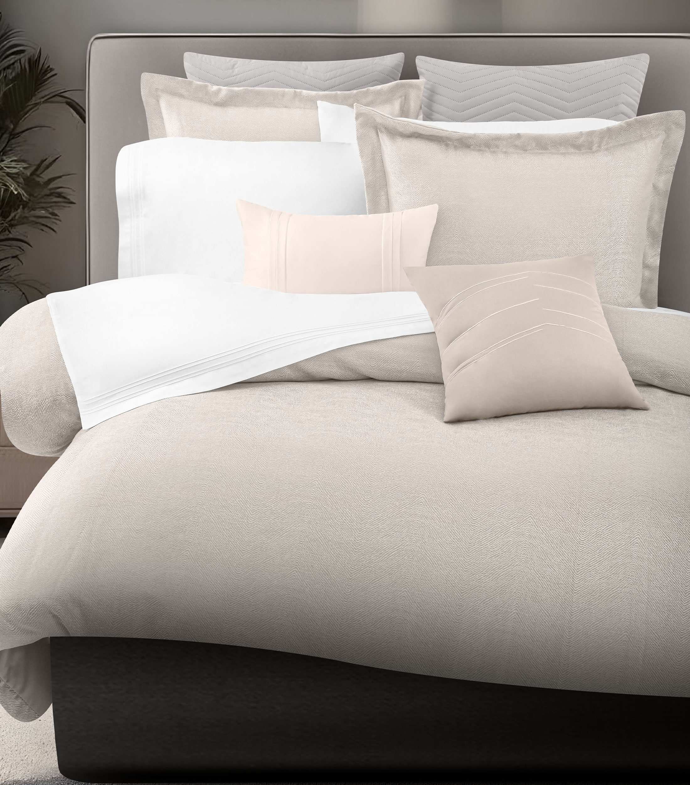 Funda decorativa para almohada King Size Cathal