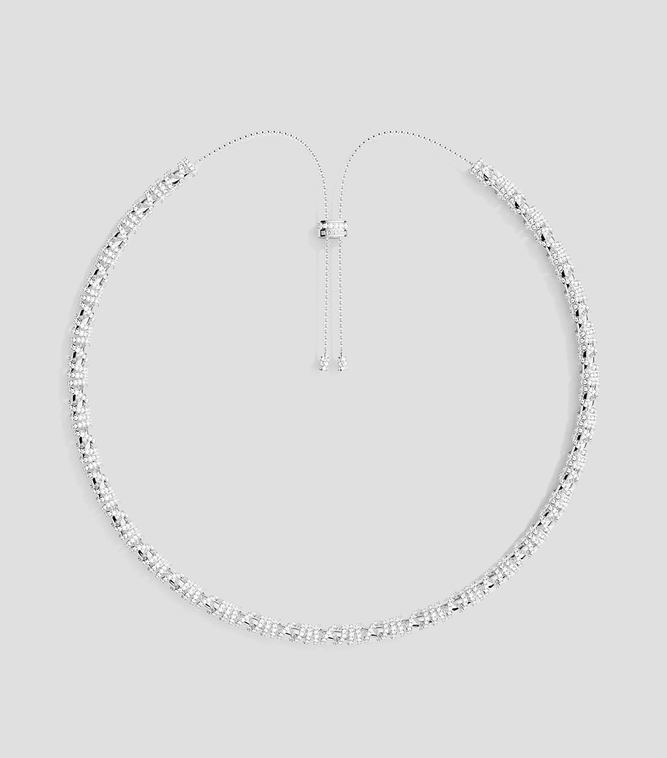 Collar en plata con circonia cúbica Hiver Mujer