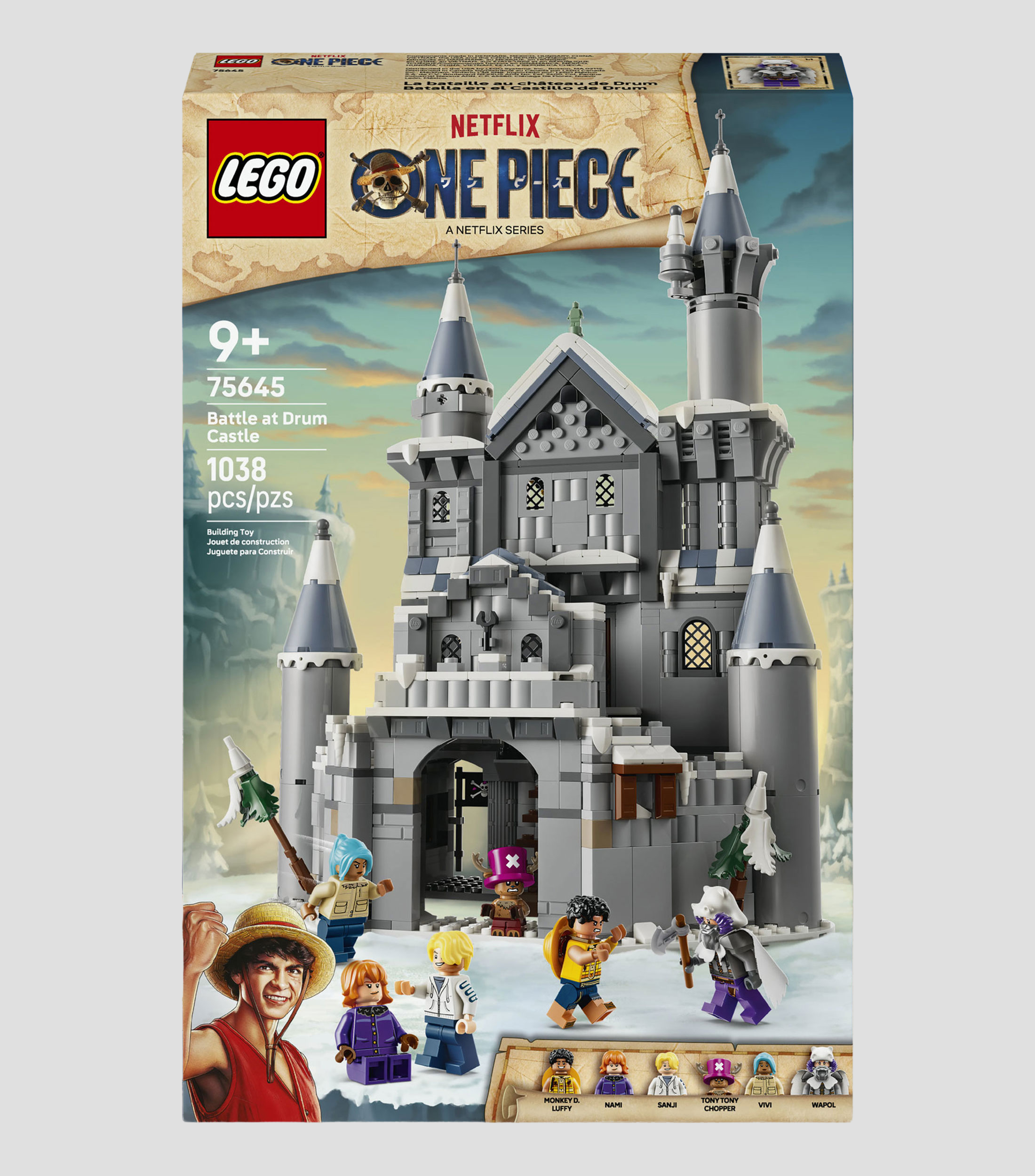 Lego One Piece Batalla en el Castillo de Drum 75645