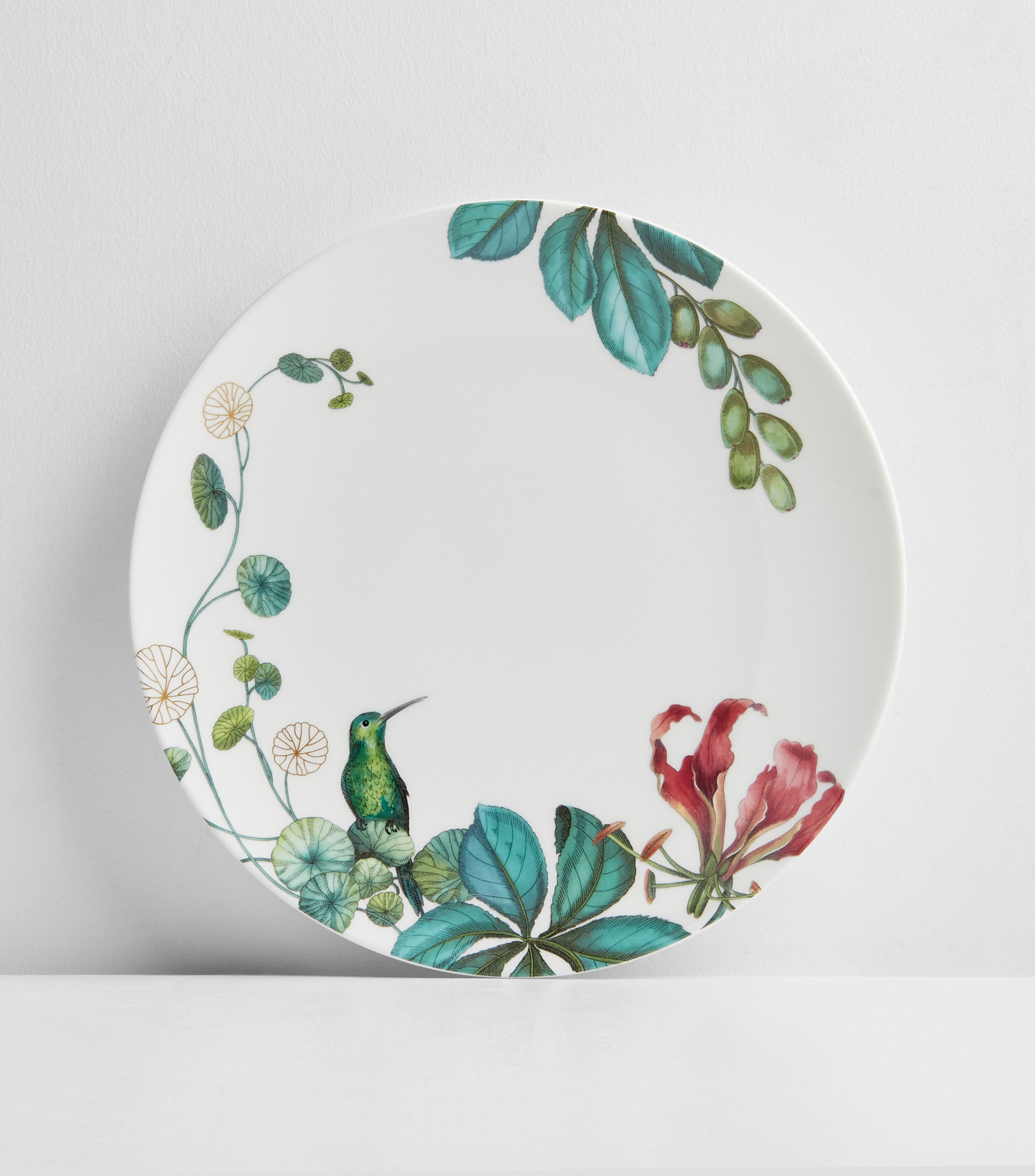 Plato para Postre Avarua con flores