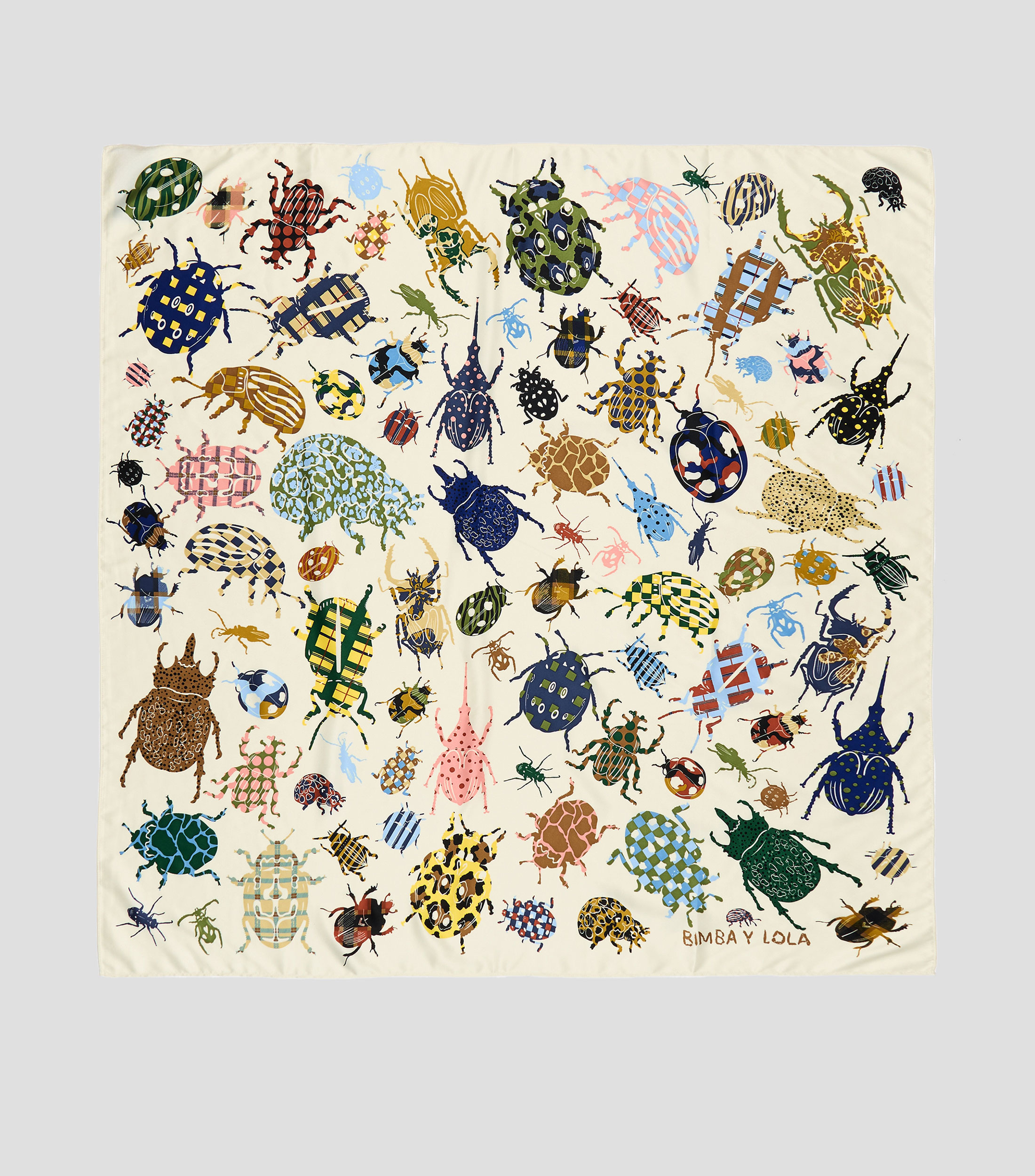 Pañuelo escarabajos Patchwork Mujer