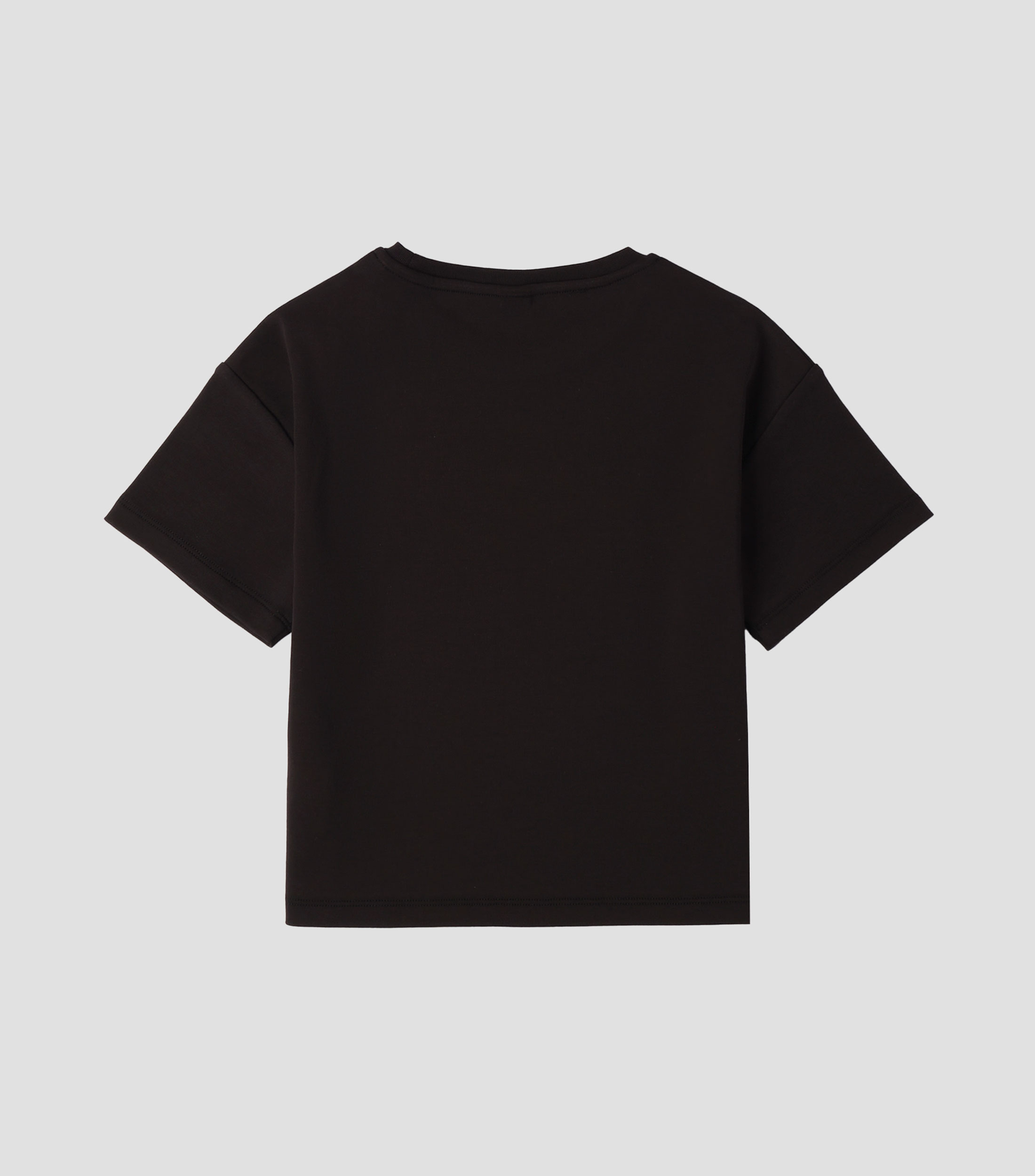 Playera cuello redondo manga corta estampada Niña