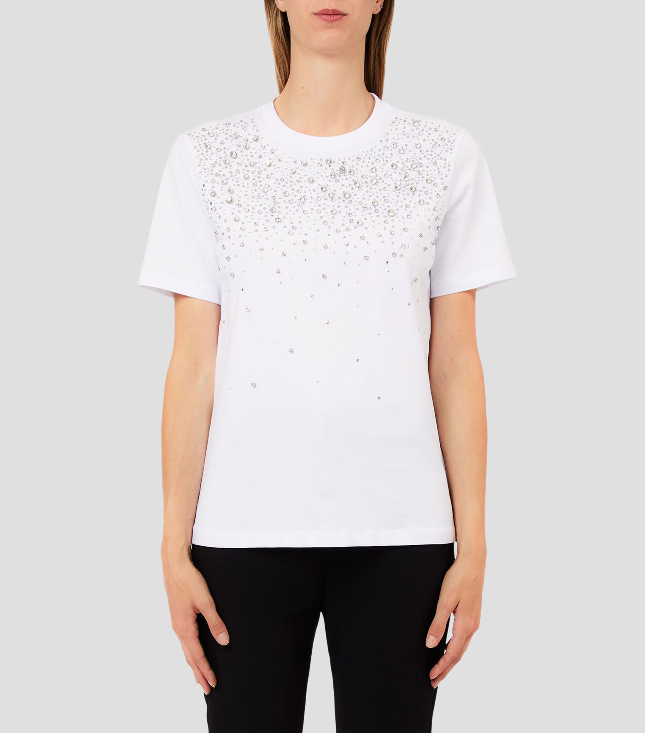 Playera cuello redondo manga corta fantasía Mujer