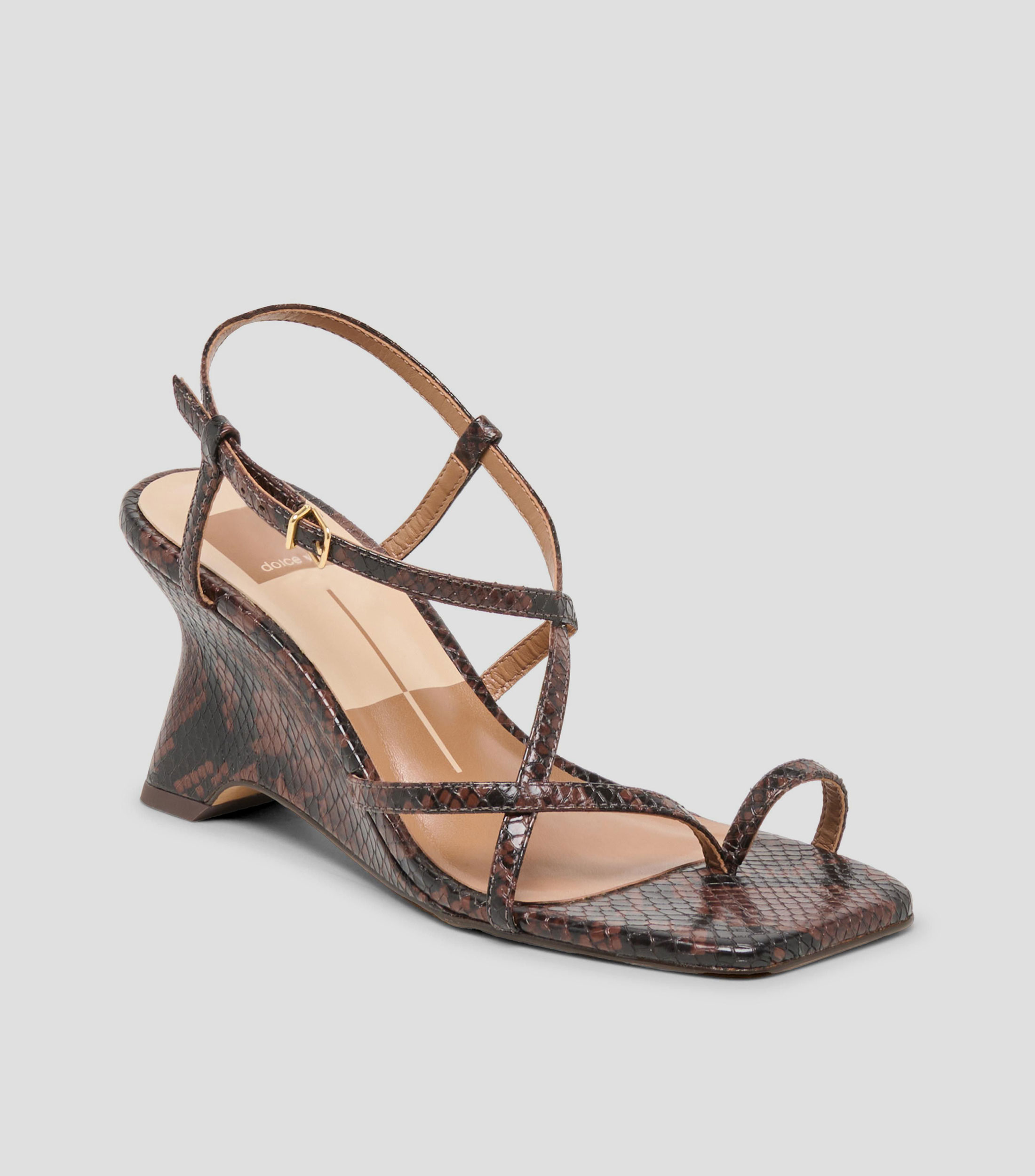 Sandalias con Tacón Medio Ancho Aylee Mujer