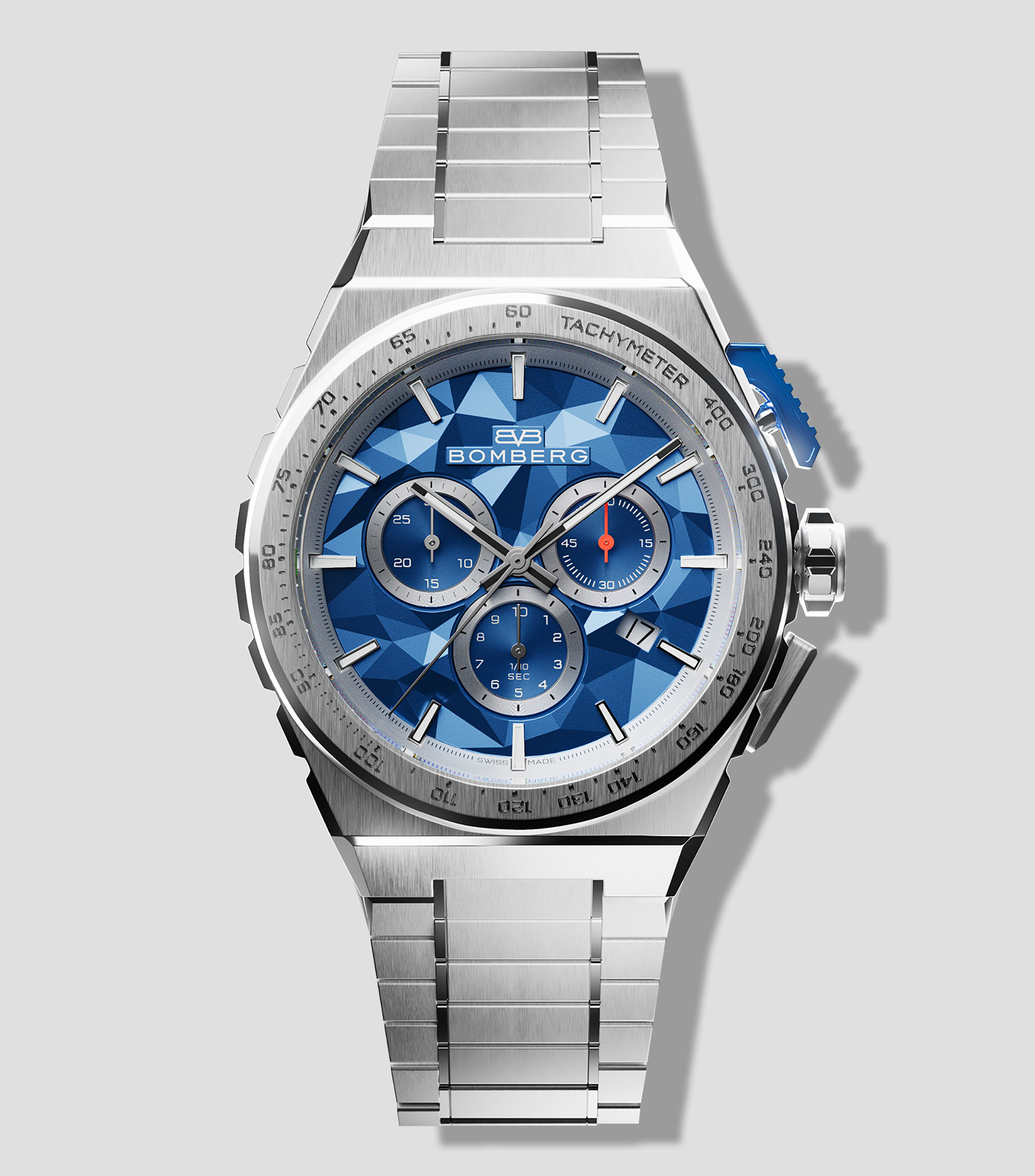 Reloj para Hombre Pulse Casual Azul, Plateado