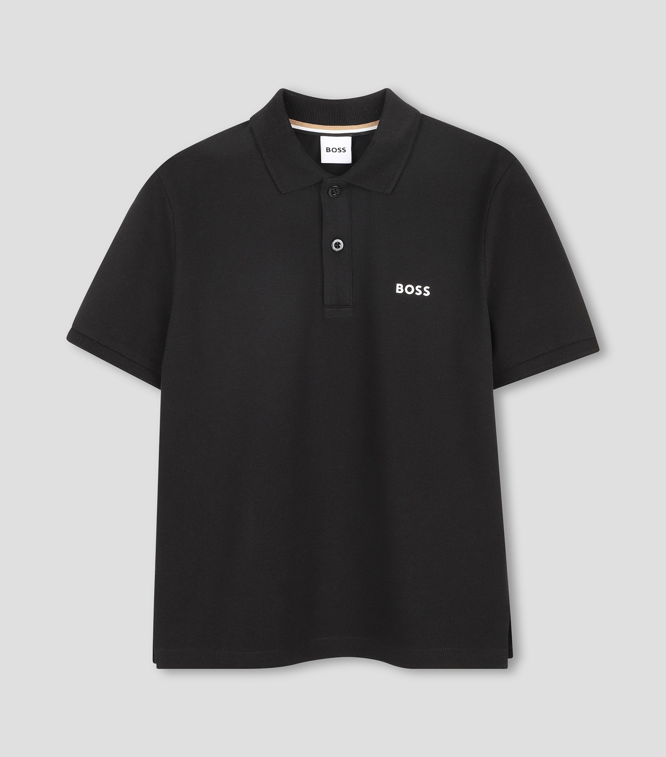 Playera tipo Polo de manga corta estampada Niño