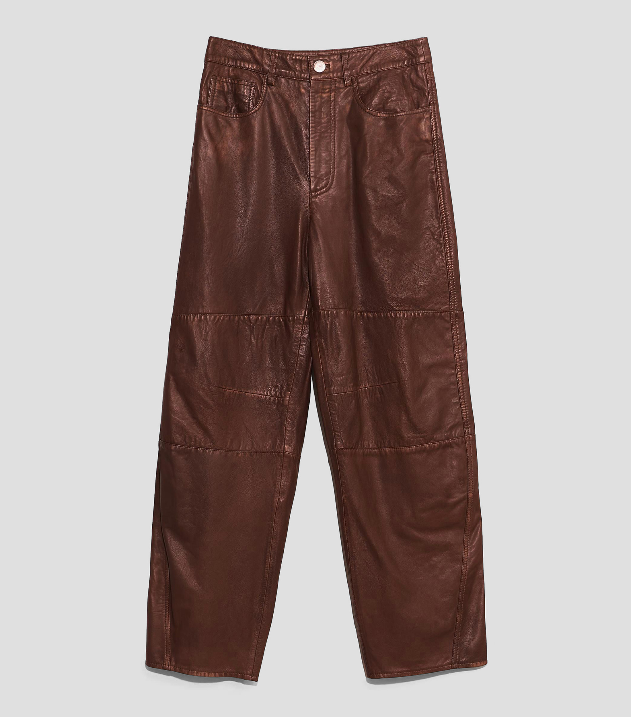 Pantalón de piel Mujer