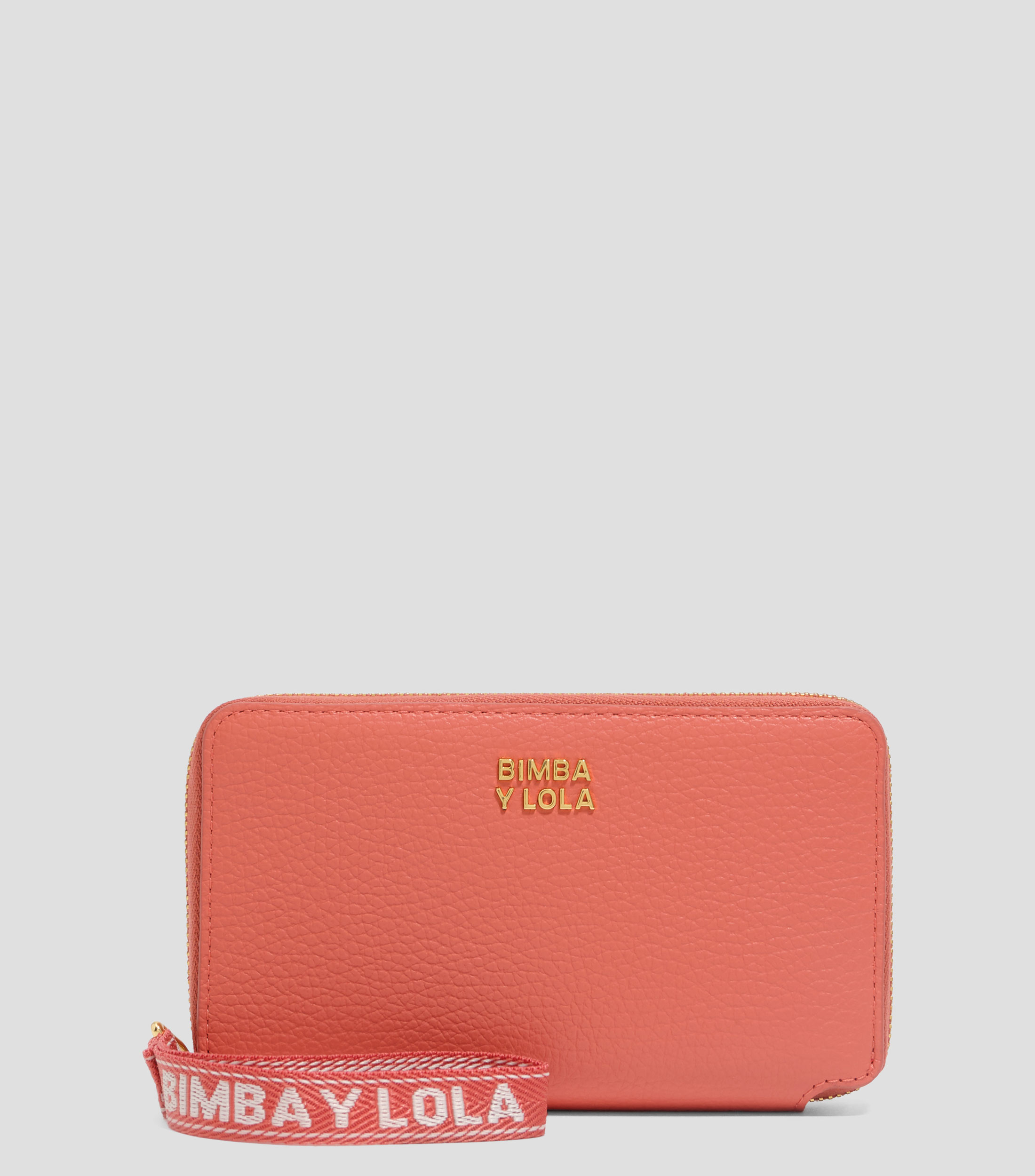 Cartera piel rosa chicle Mujer