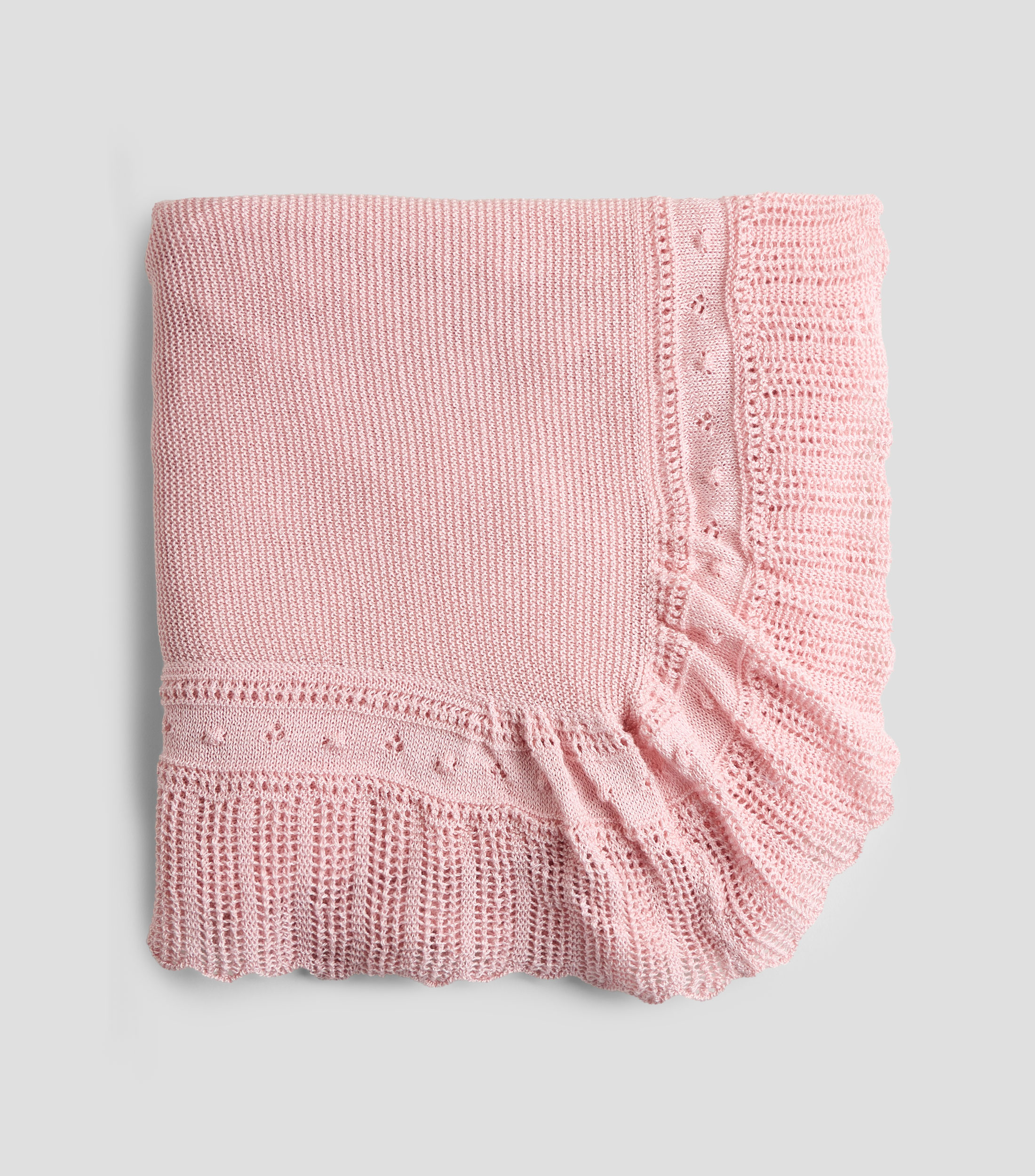 Cobija para cuna rosa Niña