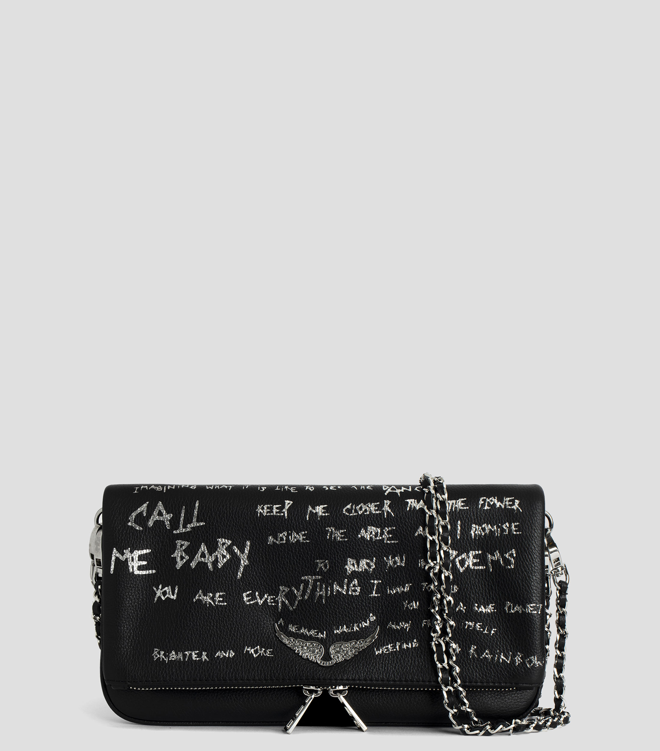 Bolsa Crossbody Rock Graffiti en Piel Mujer