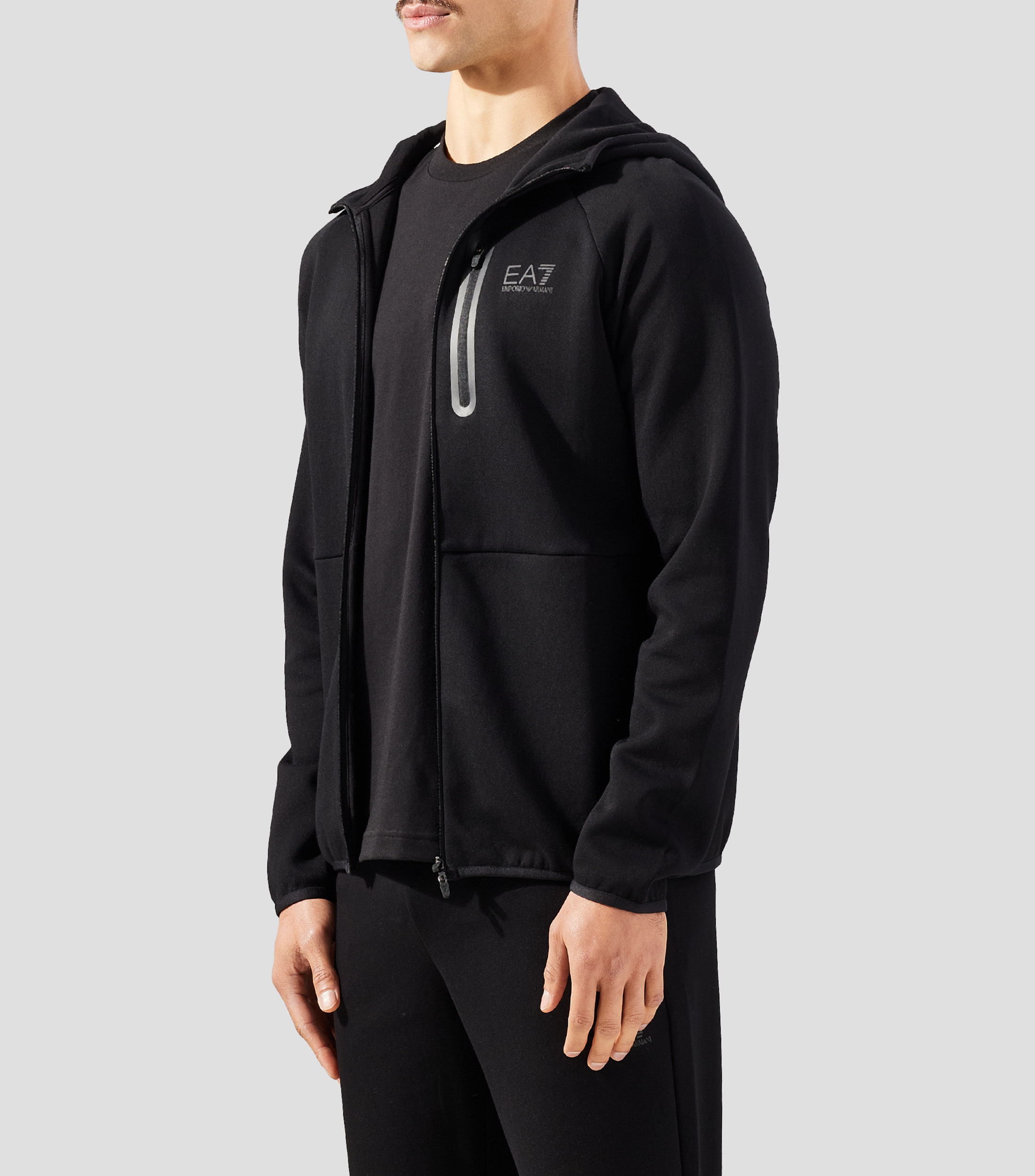 Sudadera canguro con cierre y capucha Hombre