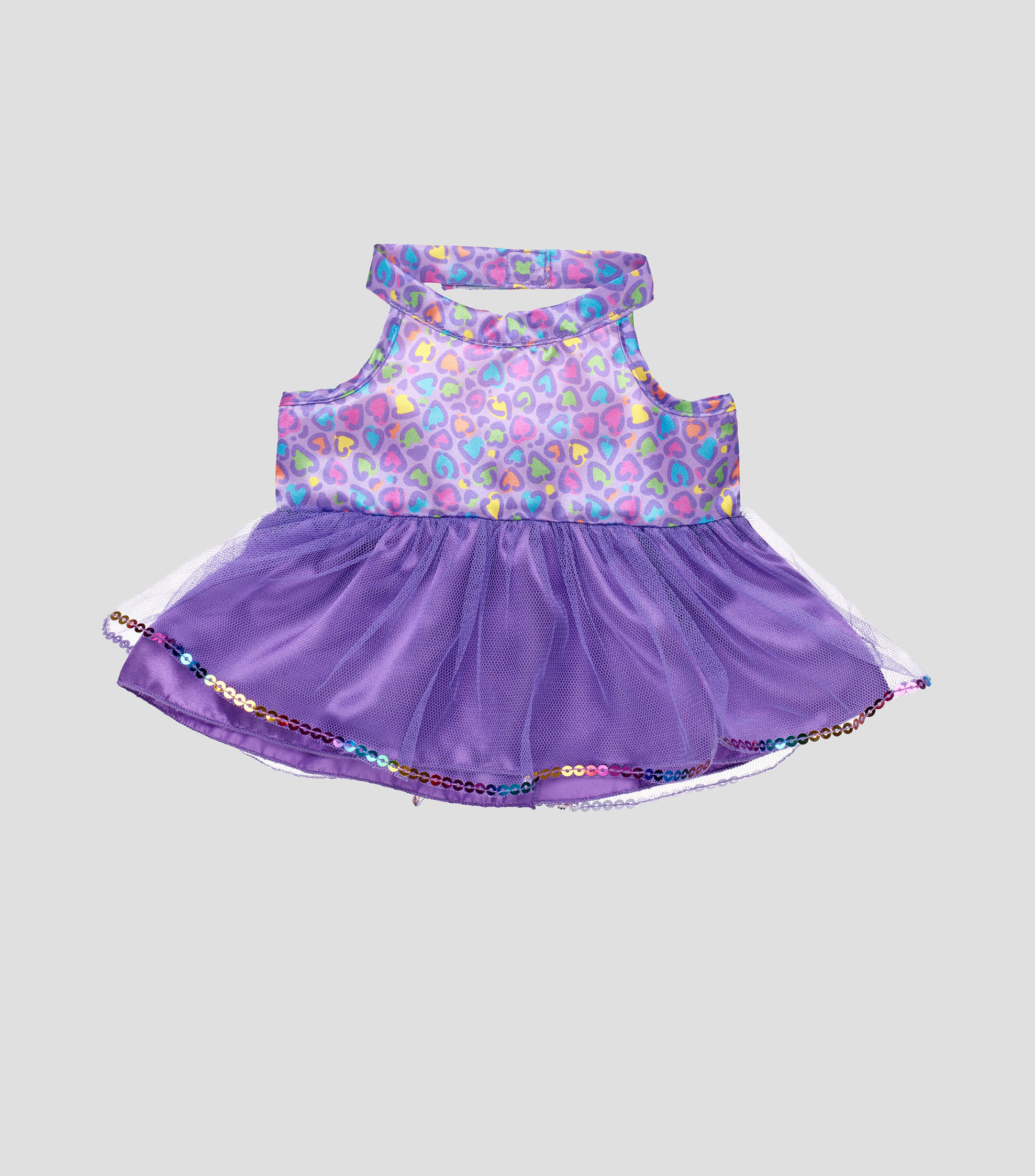 Accesorios de Muñecas Vestido Leopardo con Corazones