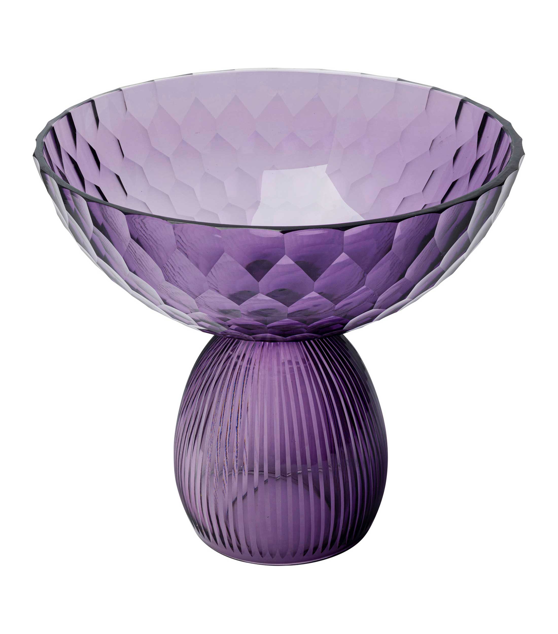 Vasija Decorativa Duetto en Vidrio