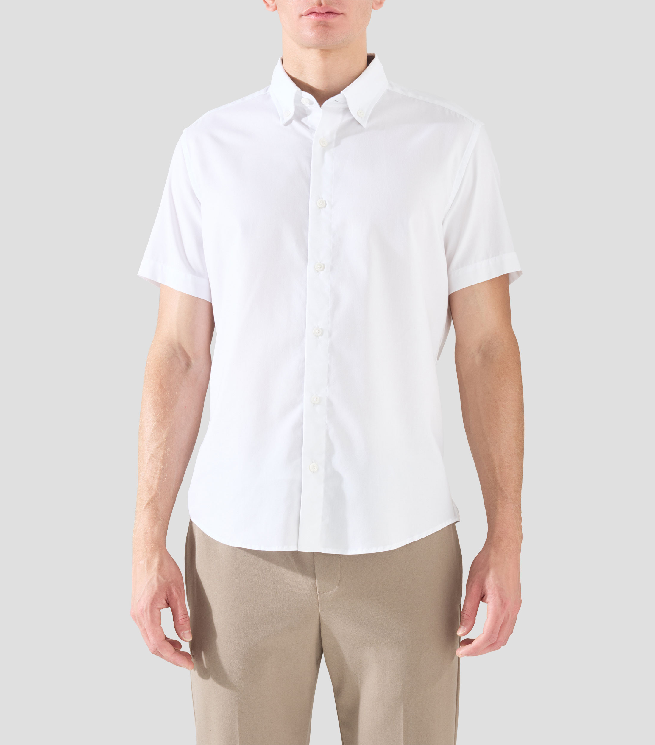 Camisa con manga corta Hombre
