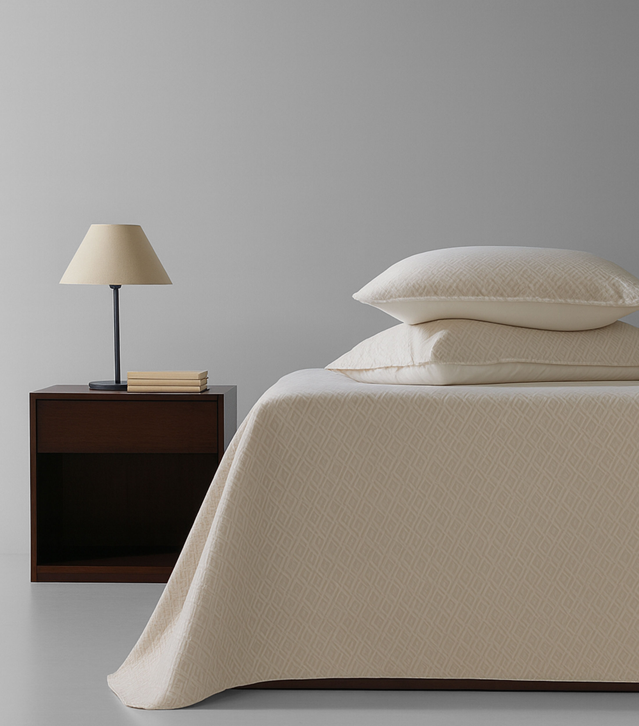 Funda para almohada king size Coimbra beige