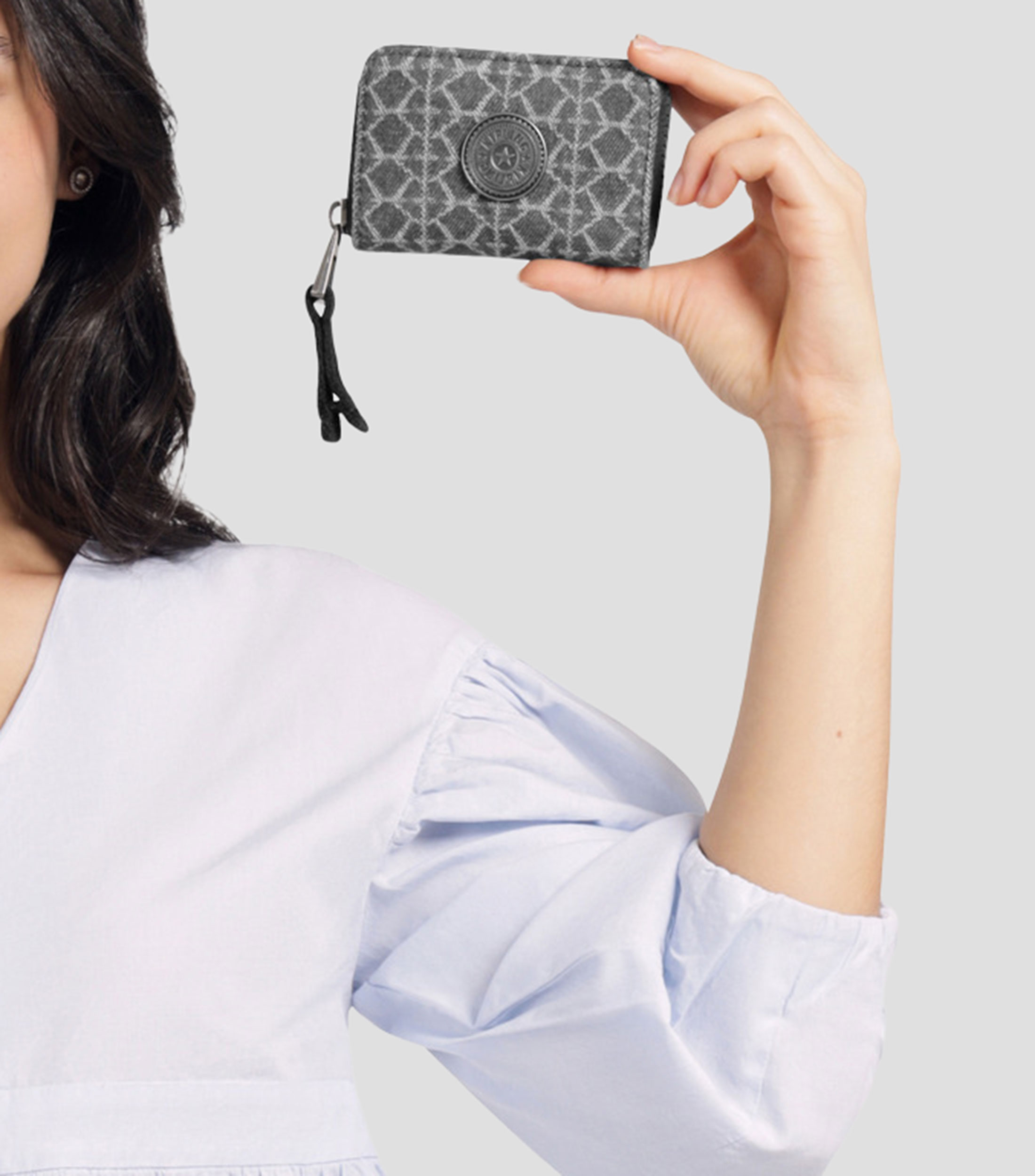 Cartera con logo Mujer