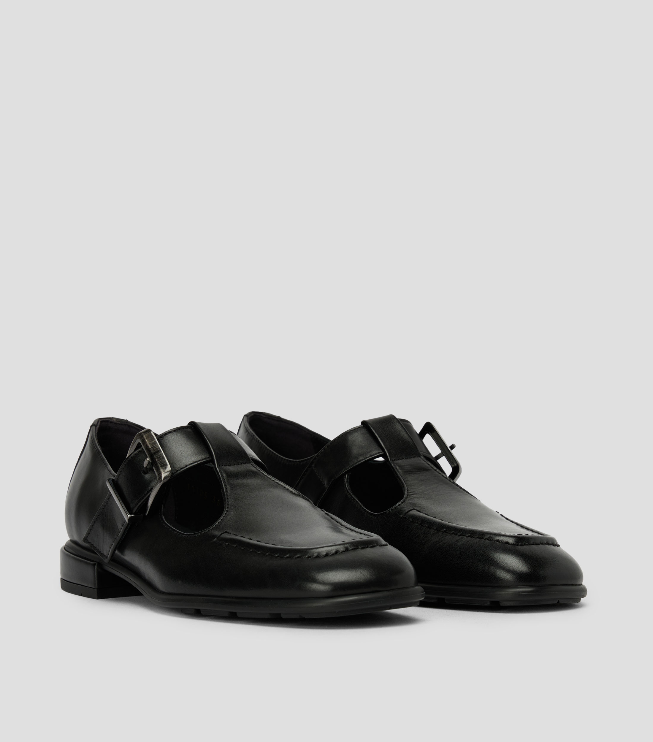 Zapatos casuales Mary Jane en piel Mujer