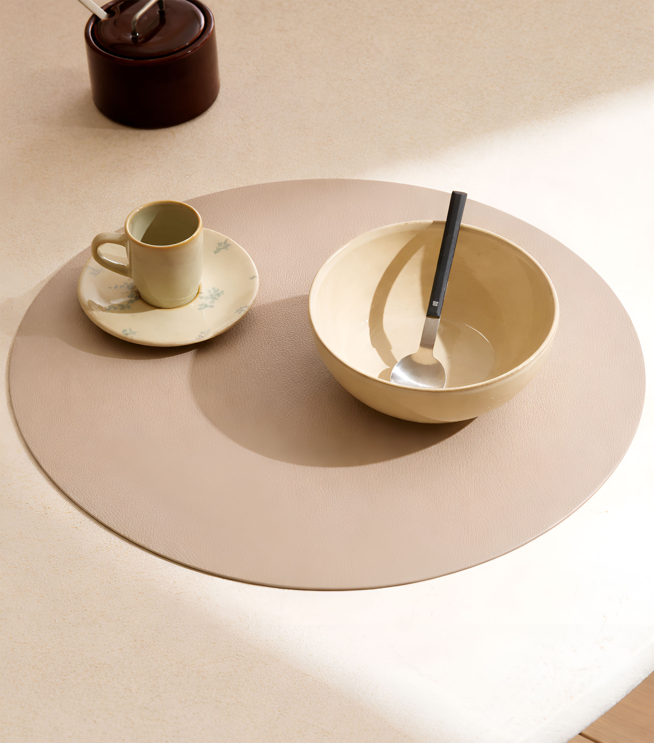 Mantel individual reversible Mila redondo