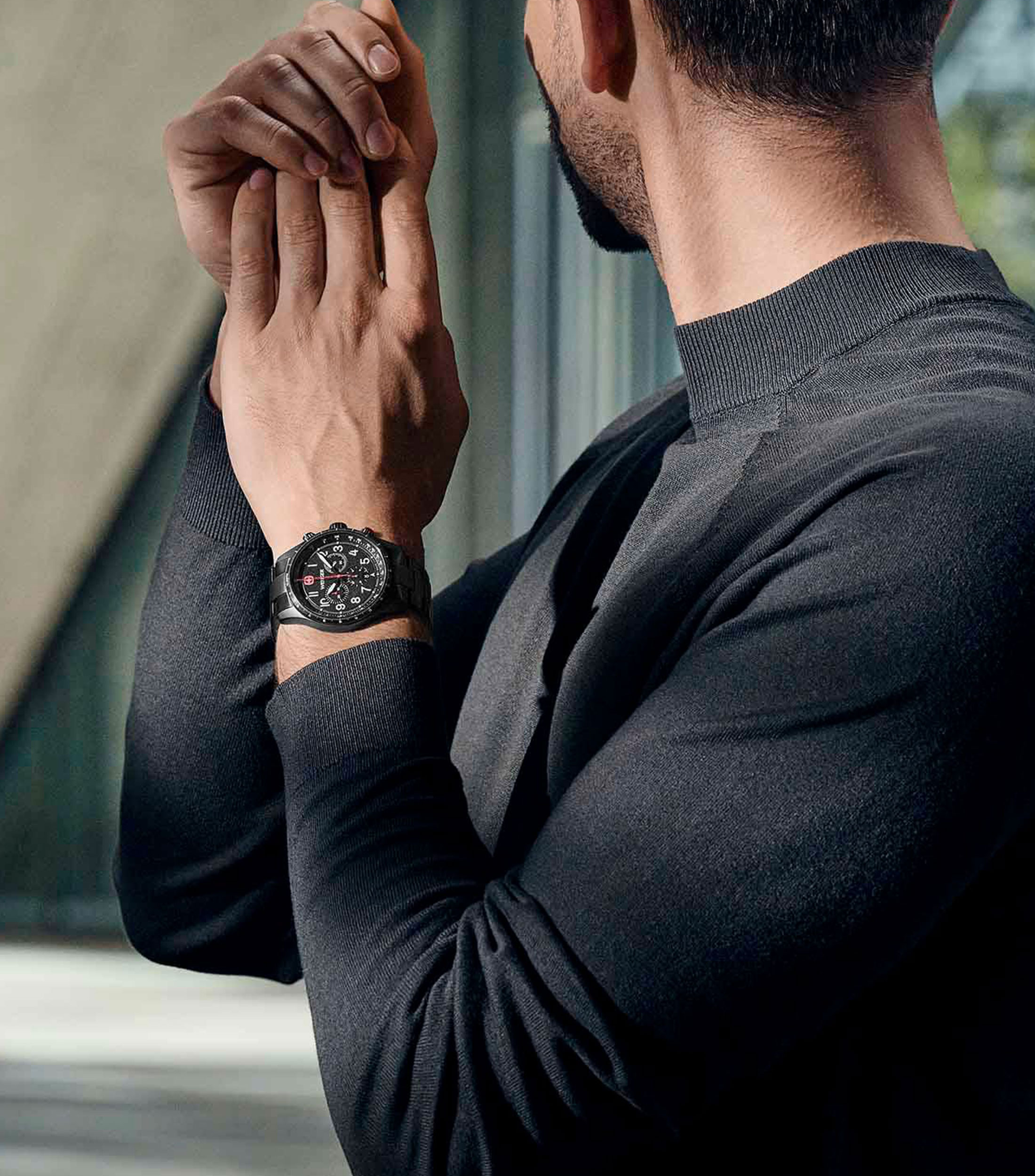 Reloj para Hombre Terragraph Chrono Deportivo Negro