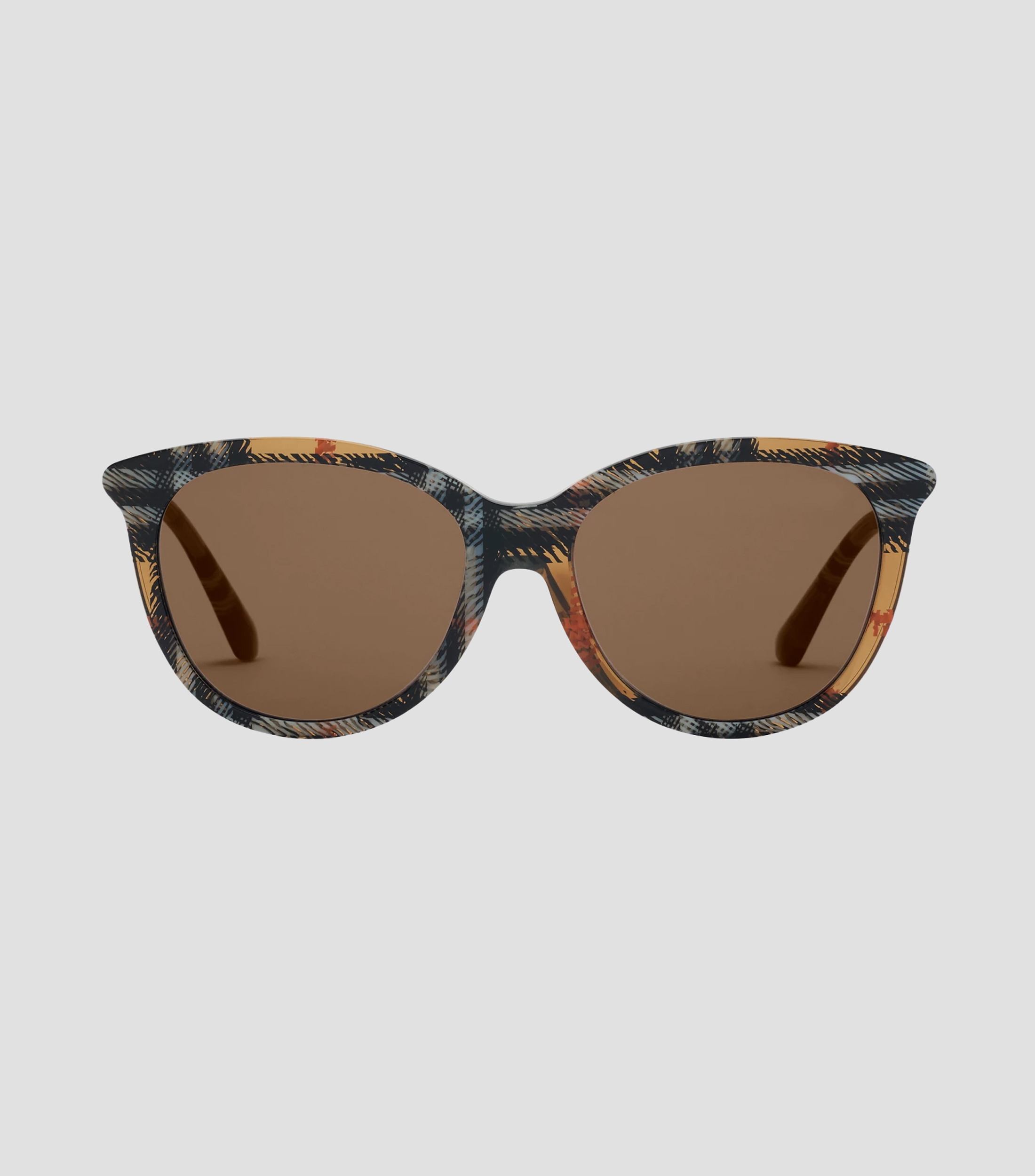 Lentes de sol redondos Tubular Check Mujer
