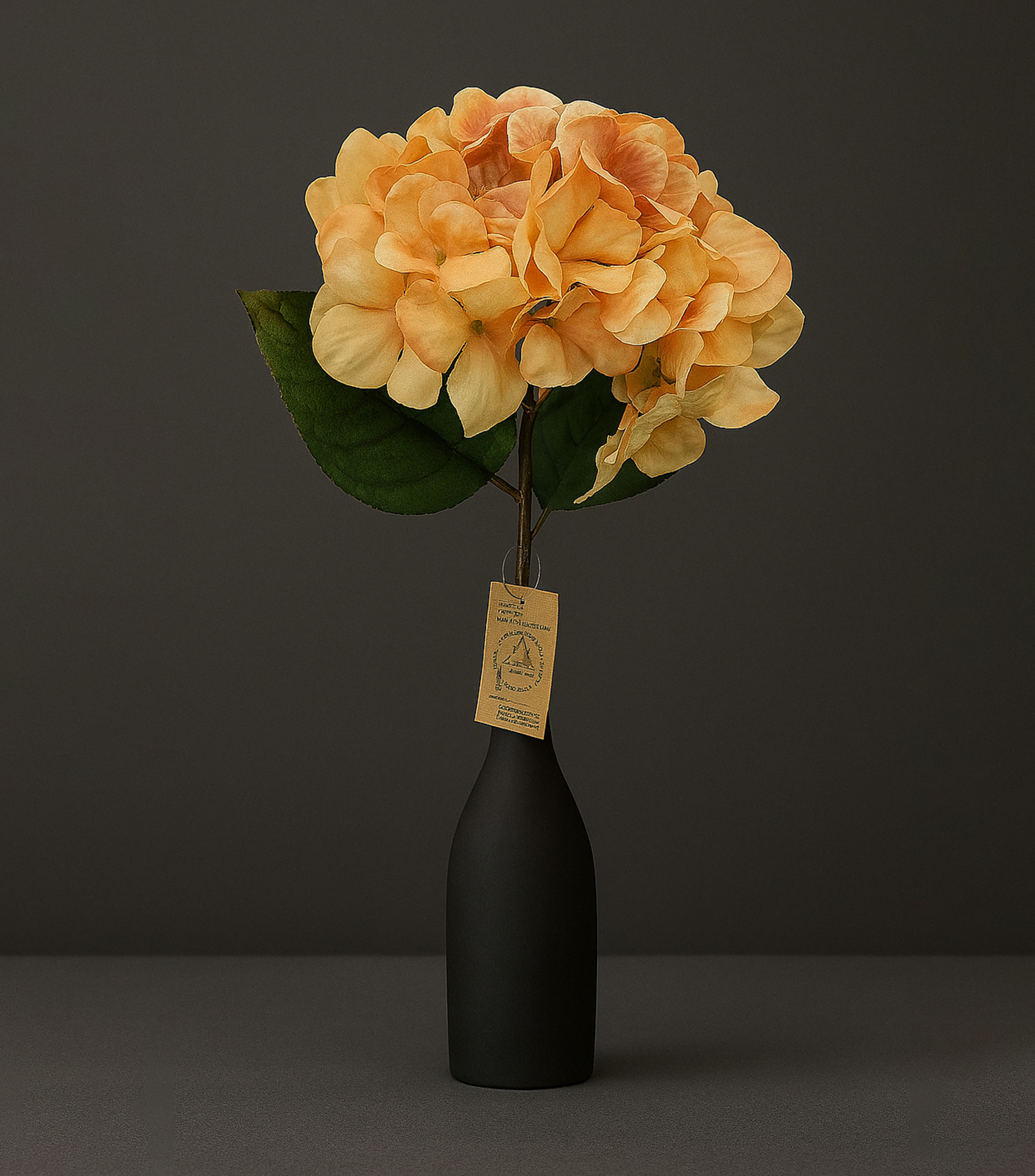 Flor Artificial Decorativa Hortensia Crema