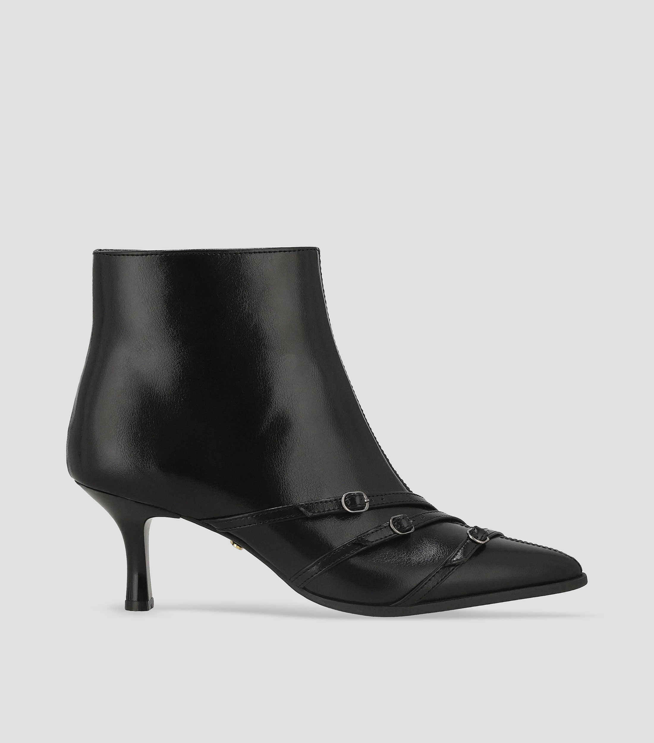 Botines casuales tacón mediano de aguja Mujer