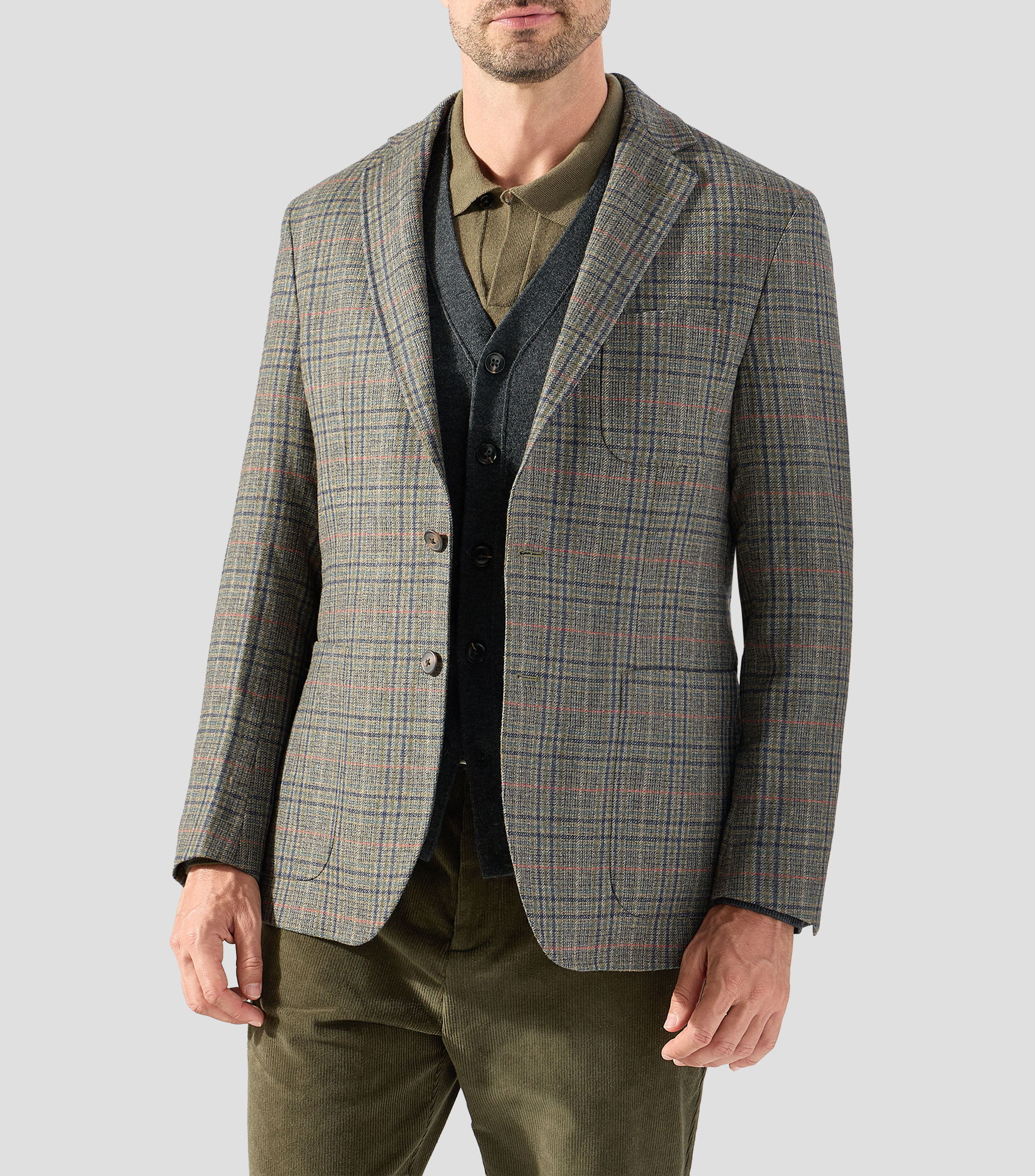 Blazer de cuadros Hombre