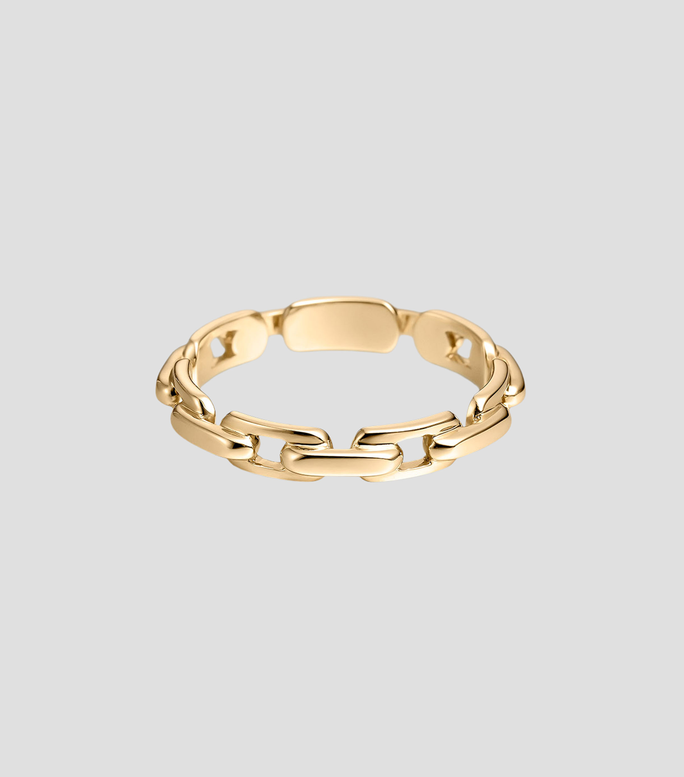 Anillo en plata .925 cadena Mujer