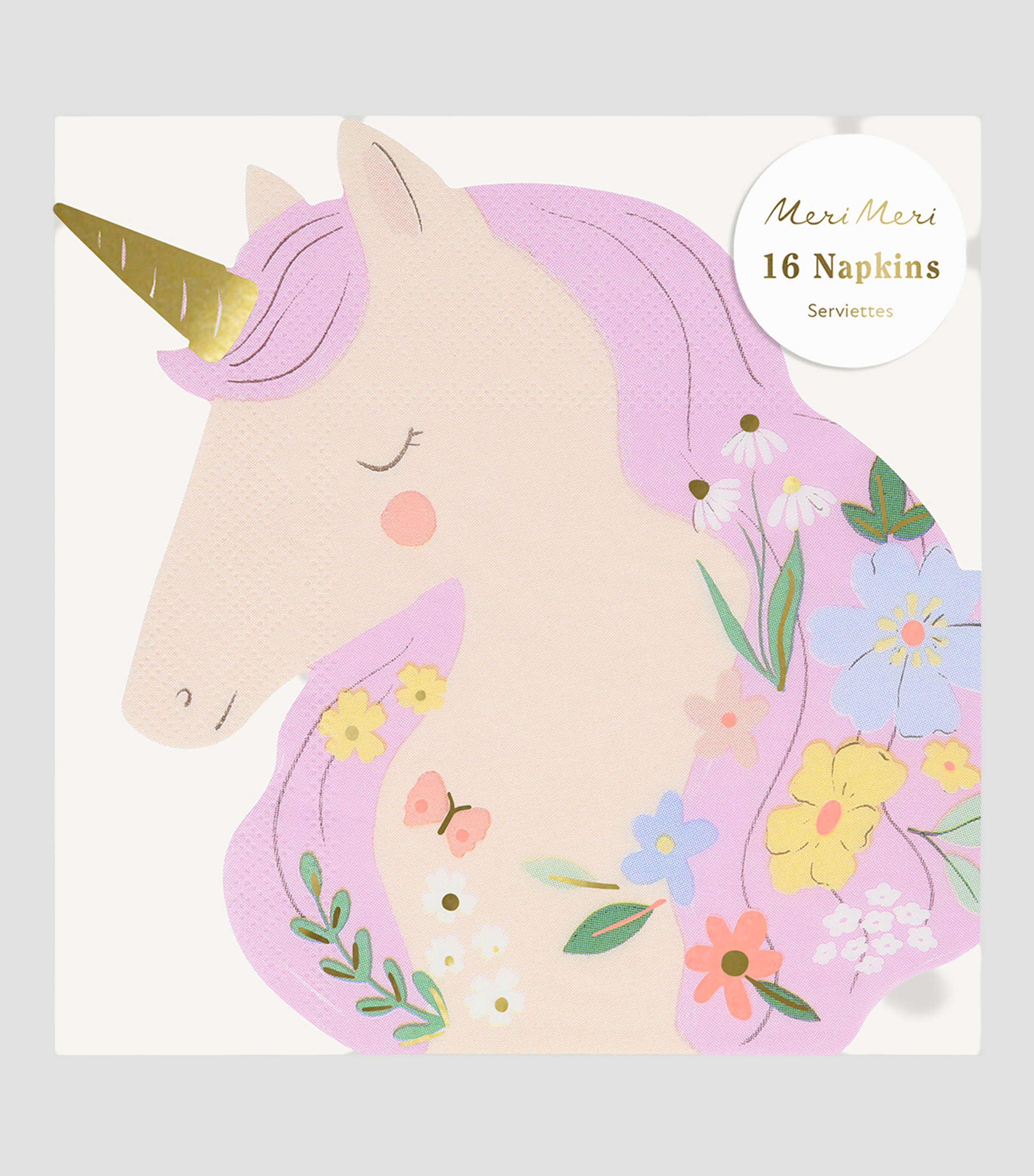 Servilletas para cumpleaños Unicornio