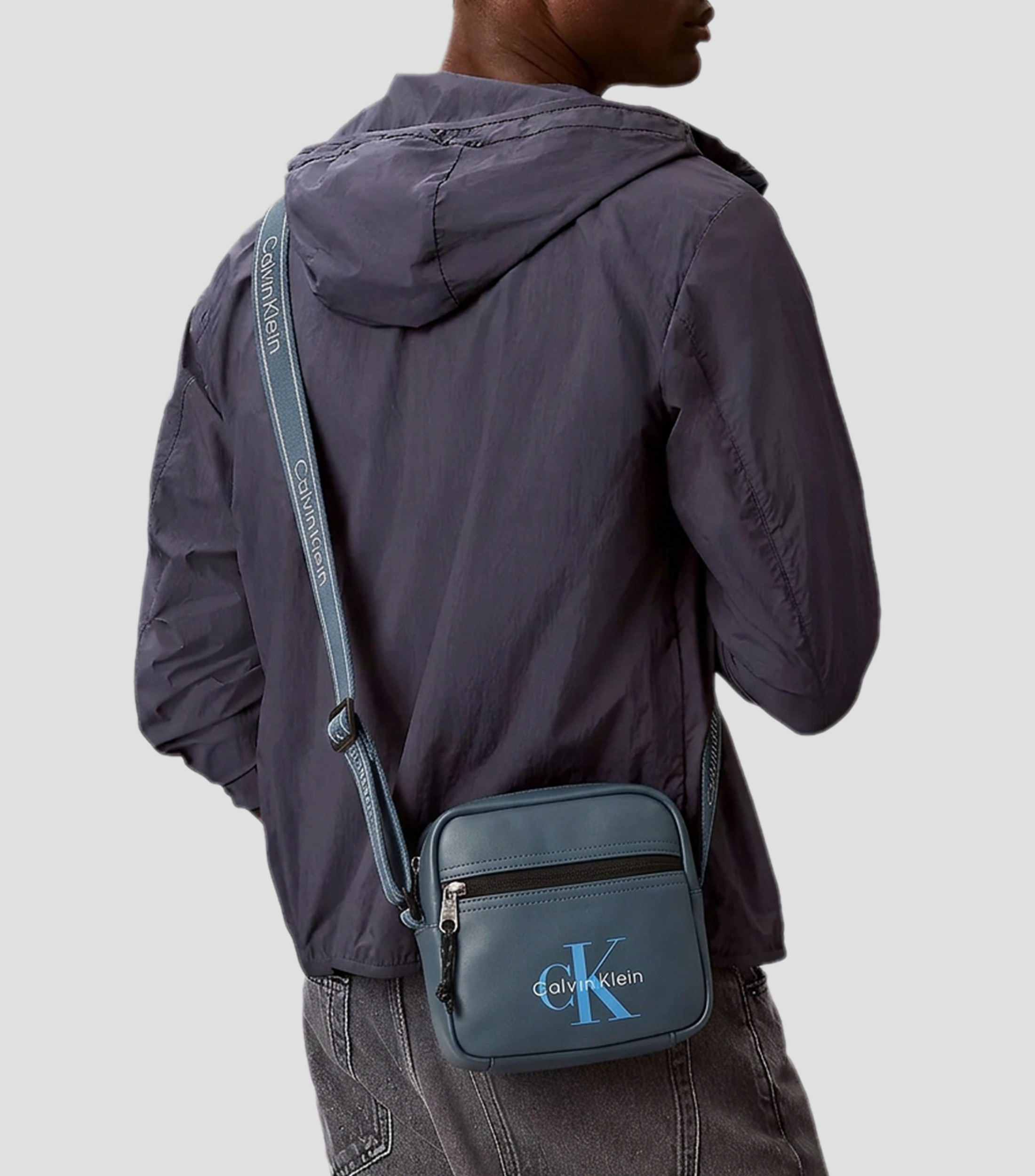 Bolso Crossbody lisa Hombre