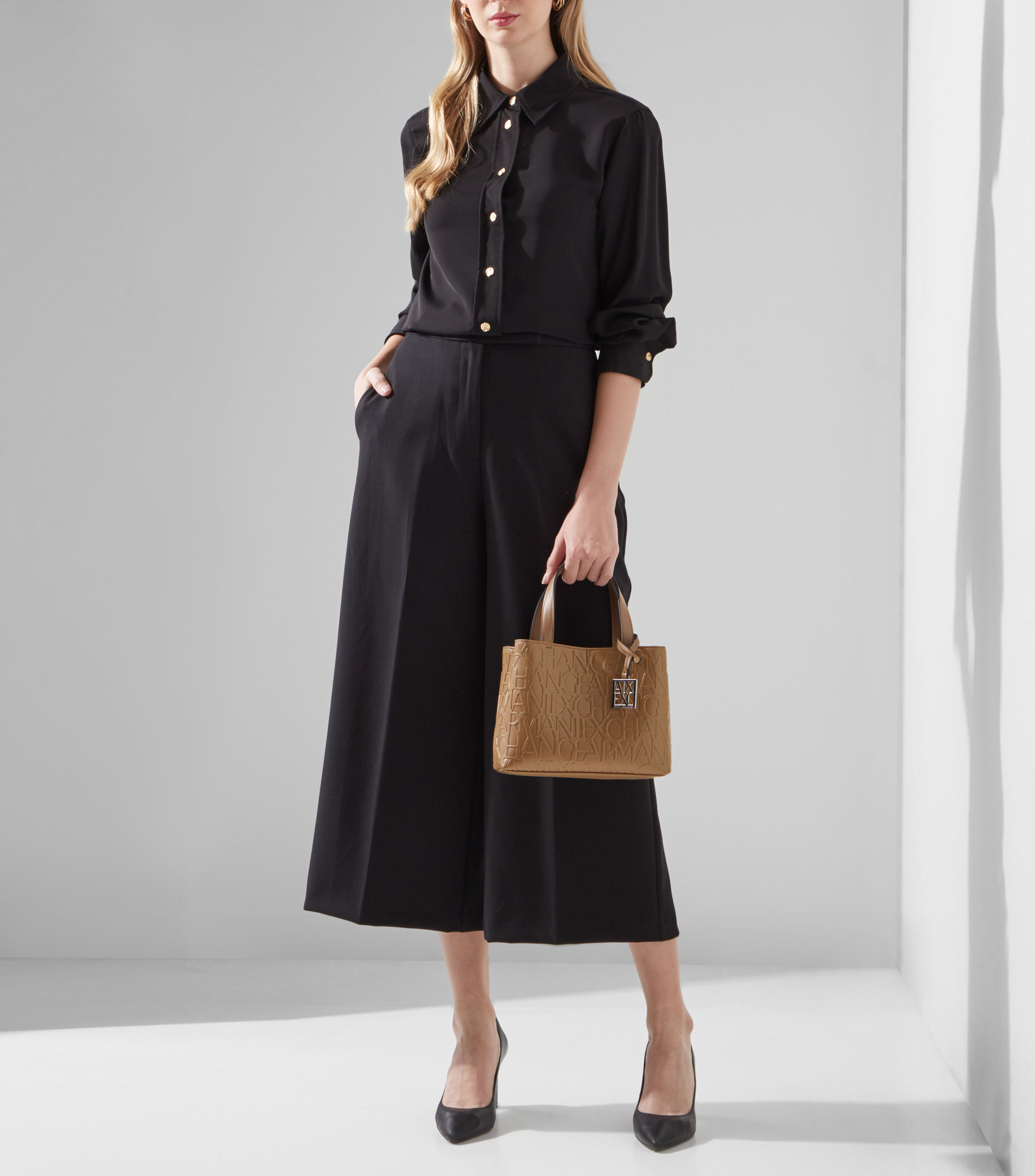 Bolsa Mini tote con monogram Mujer