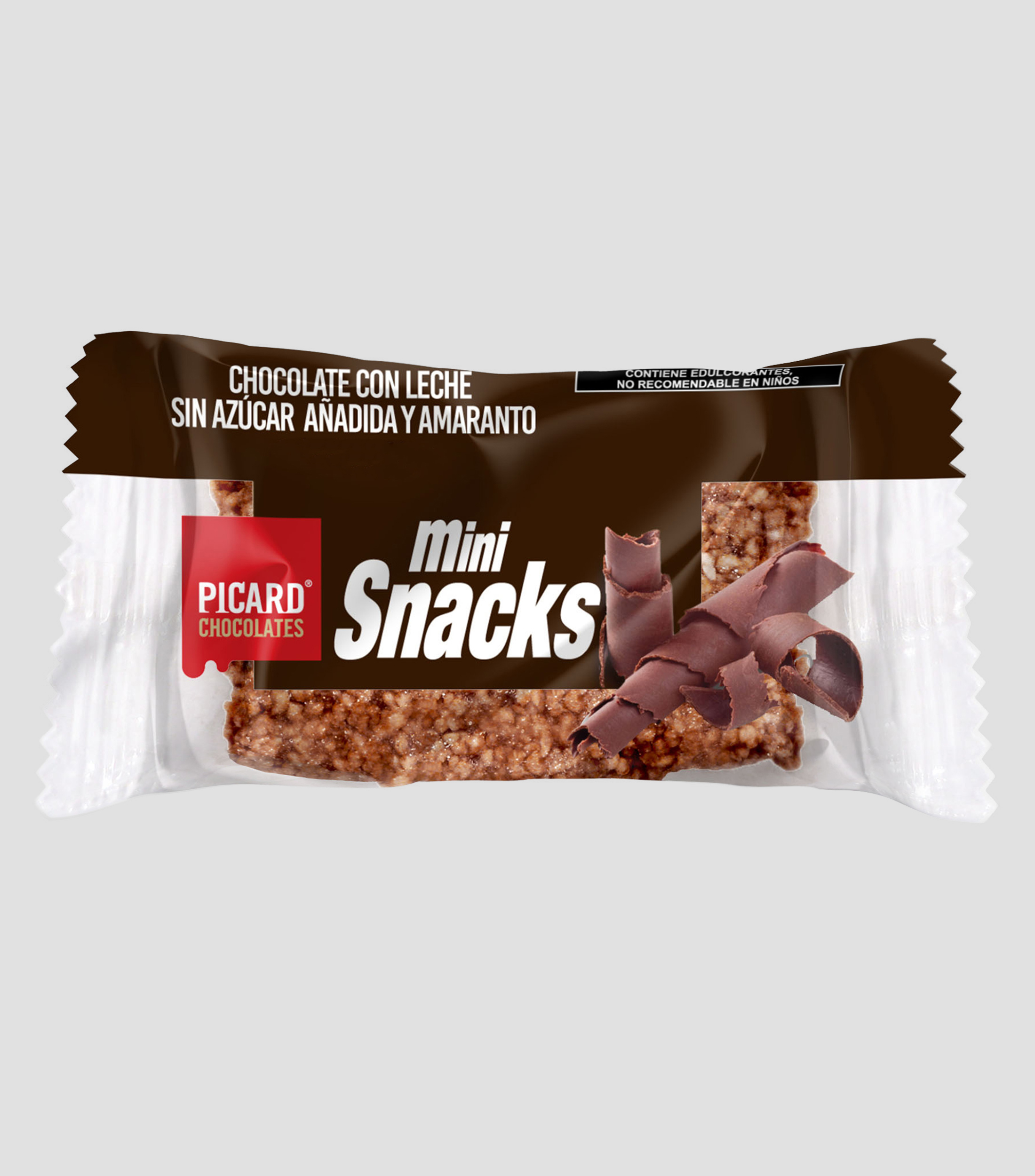 Barra mini snacks chocolate con amaranto, 15 g