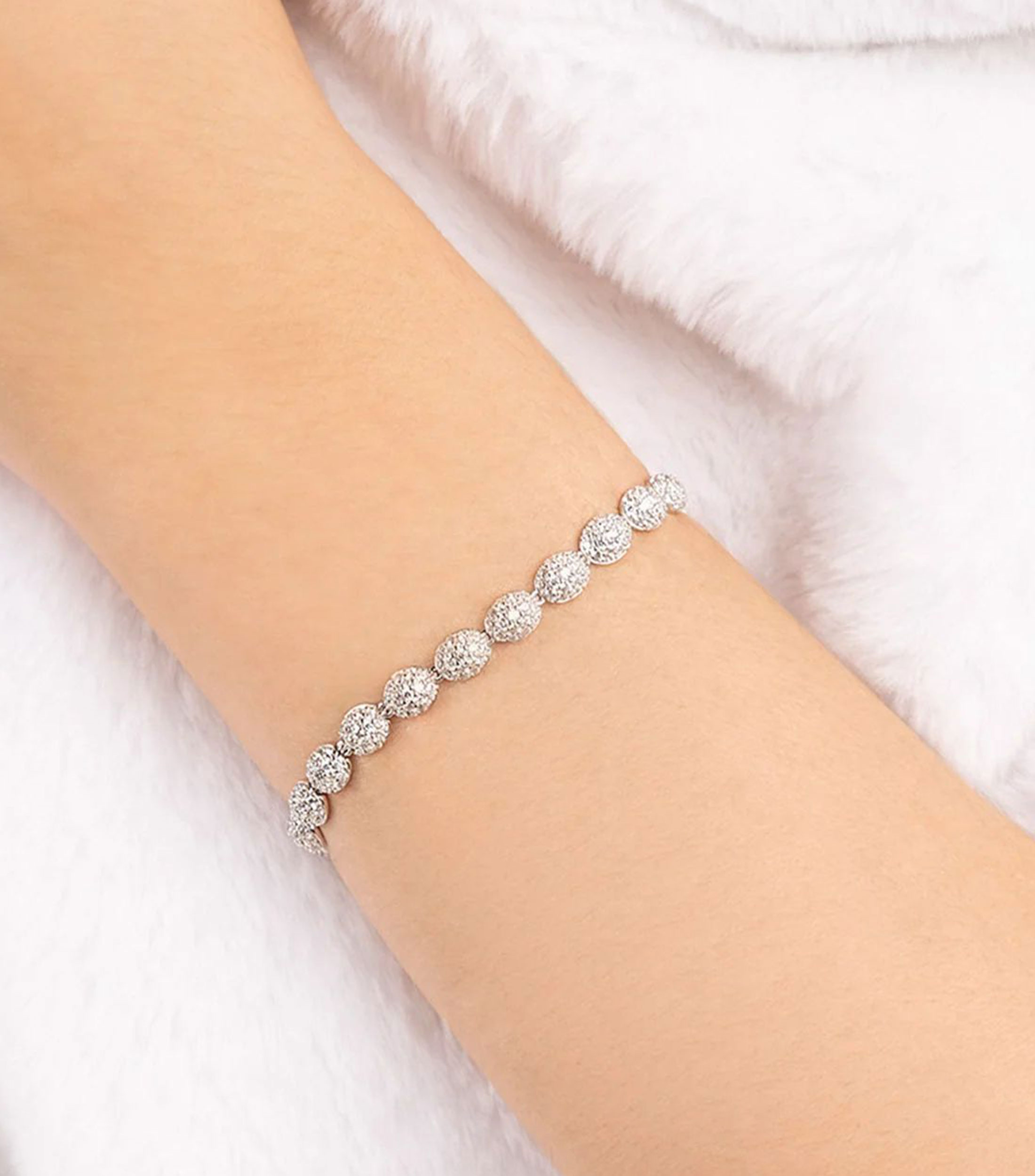 Brazalete con circonia Mujer