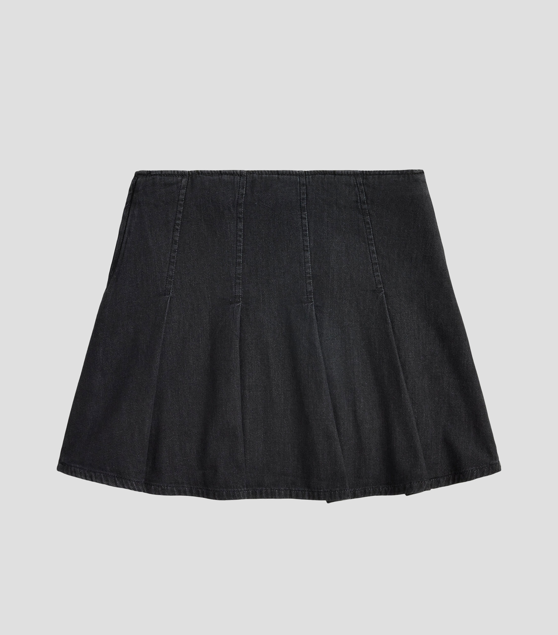Falda midi de corte recto lisa Niña