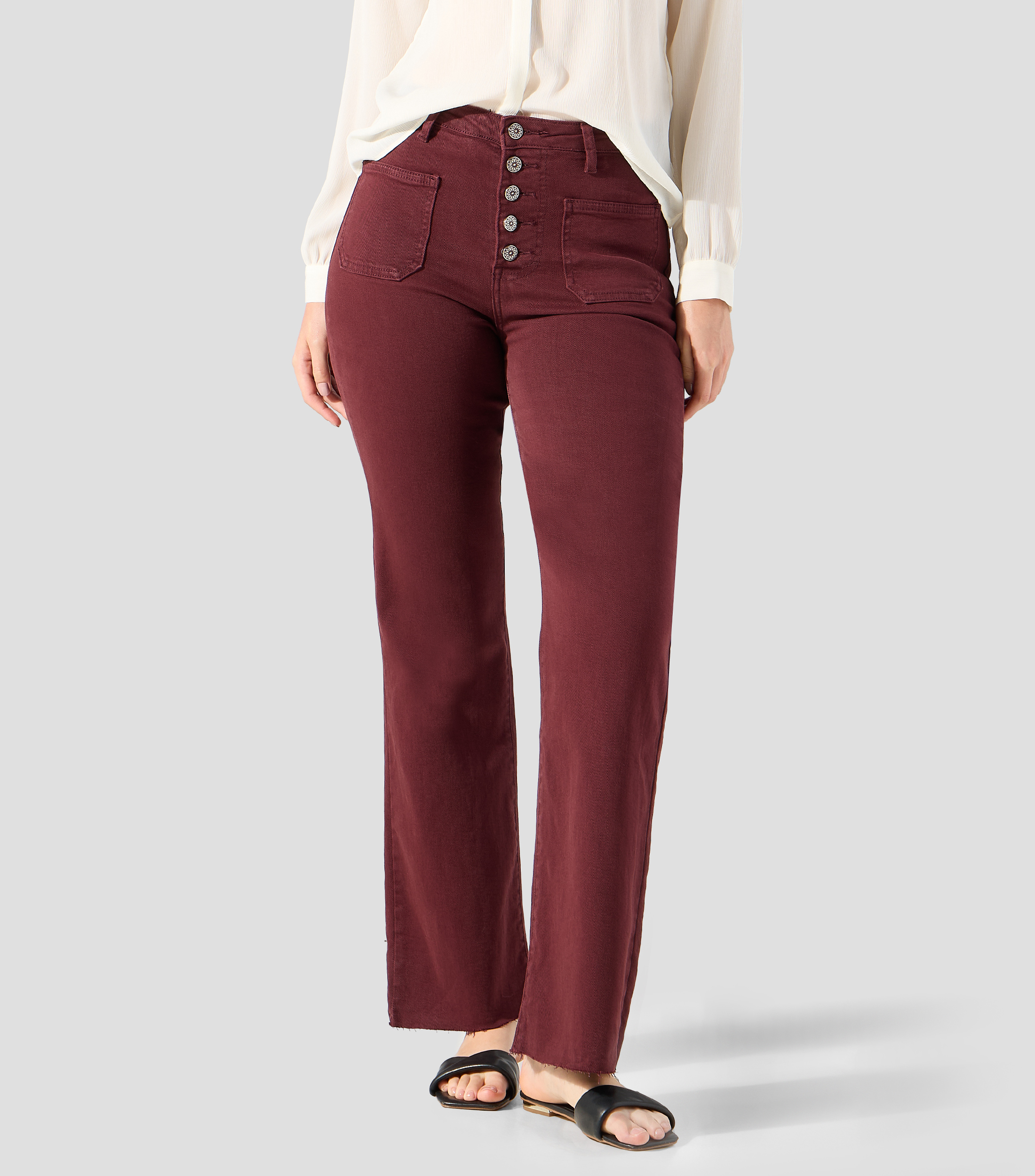 Jeans recto Mujer